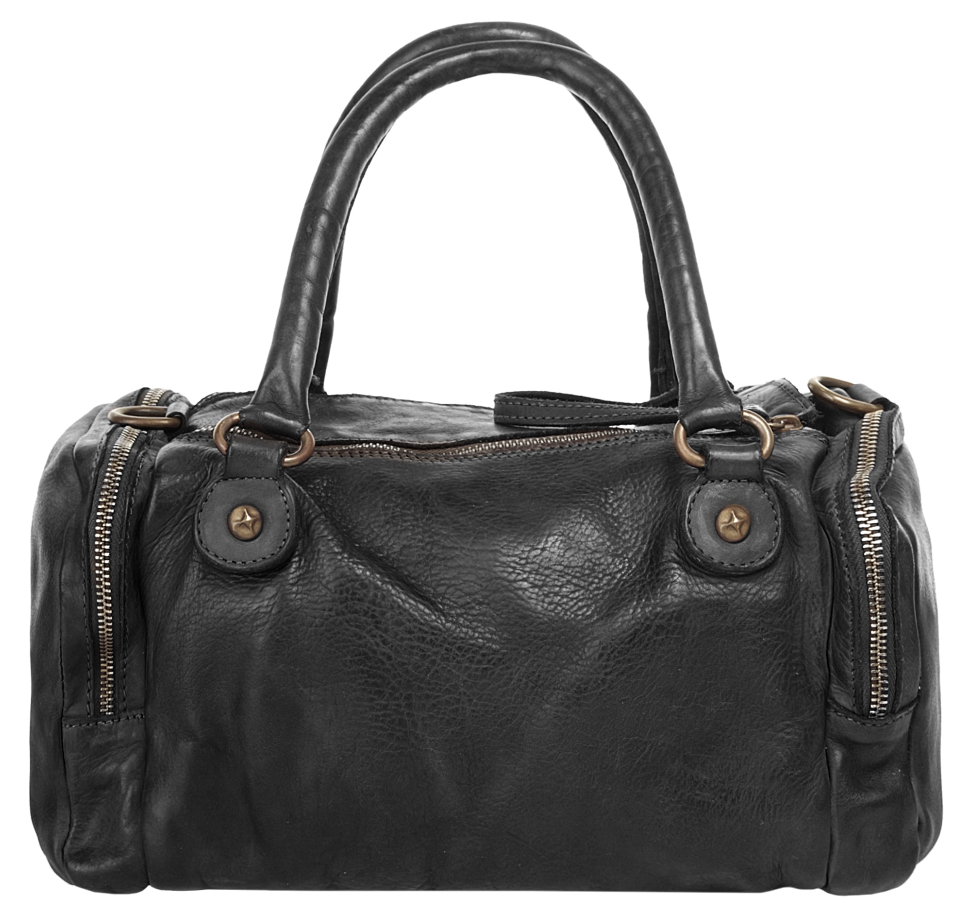 X-Zone Henkeltasche, echt Leder, Made in Italy