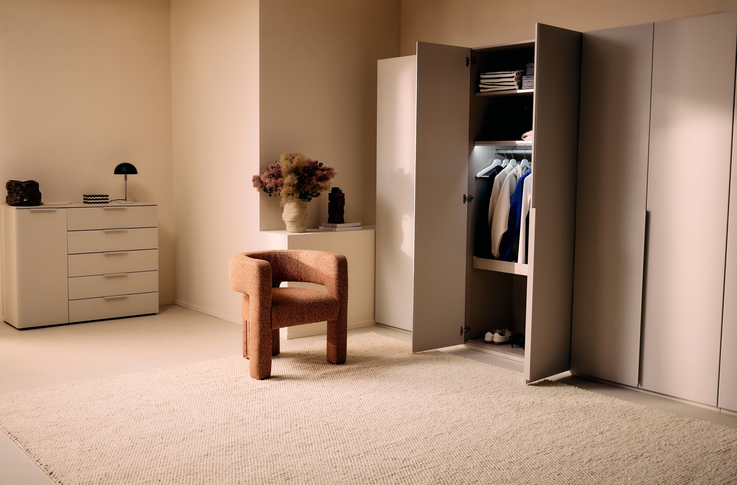 LeGer Home by Lena Gercke Kommode »Kommode Sideboard Schubladen Türenkommode SERINA eleganter Eyecatcher« inkl. SOFT-CLOSE-FUNKTION,  mit 5 Schubkästen und 1 Tür sowie Metallgriffen MADE IN GERMANY