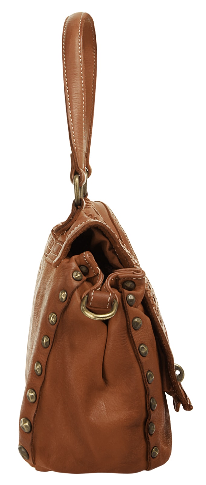Samantha Look Henkeltasche, echt Leder, Made in Italy