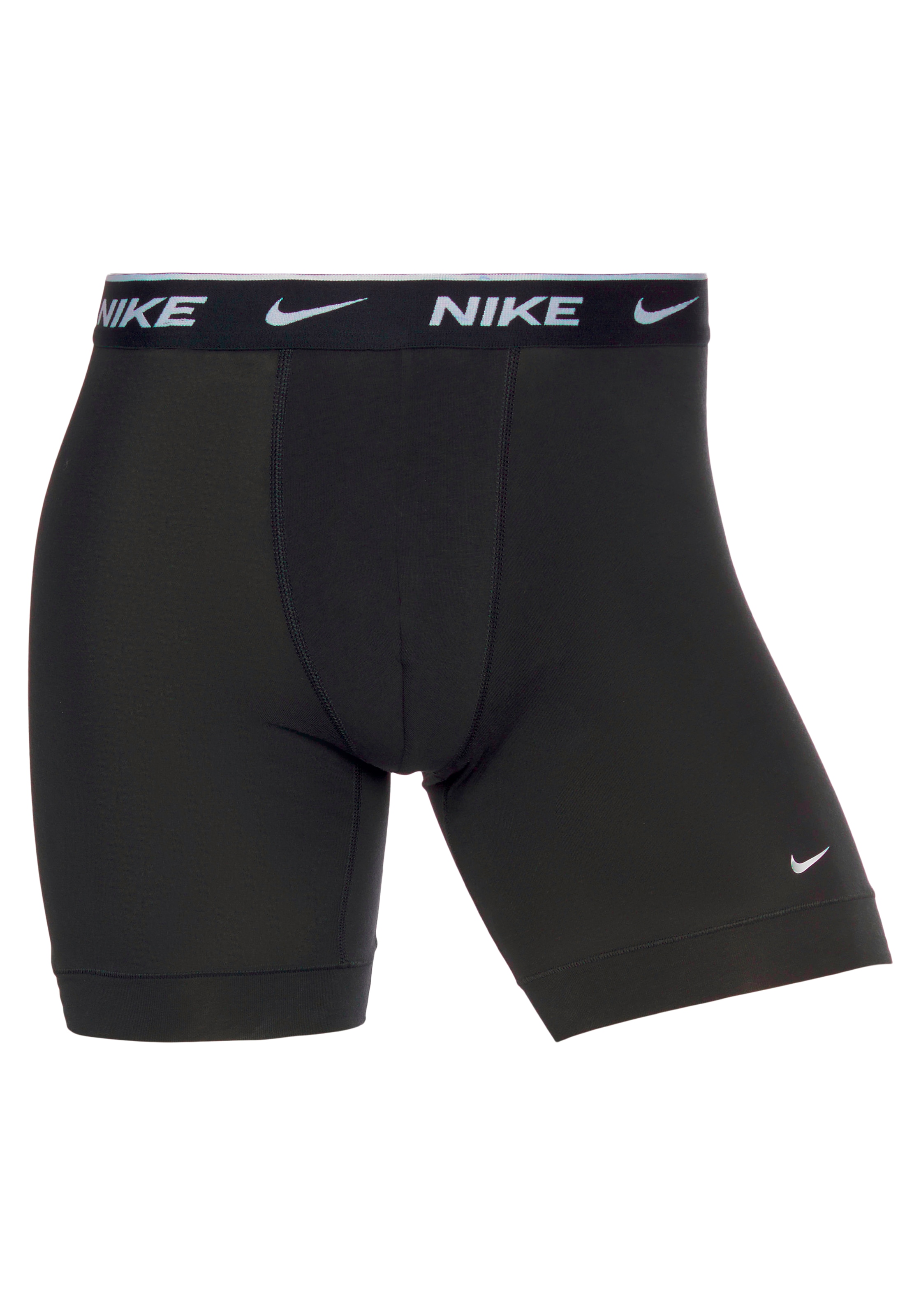 NIKE Underwear Boxer »BOXER BRIEF LONG 3PK«, (Packung, 3 St., 3er), mit Logo-Elastikbund
