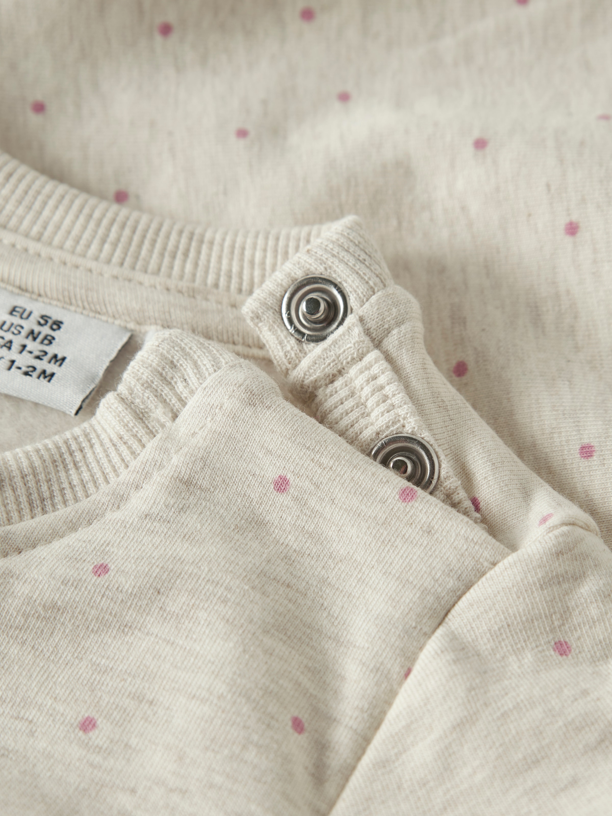 Name It Sweatshirt »NBFLUELLE LS SWEAT BRU«, Baumwollmischung, regular fit
