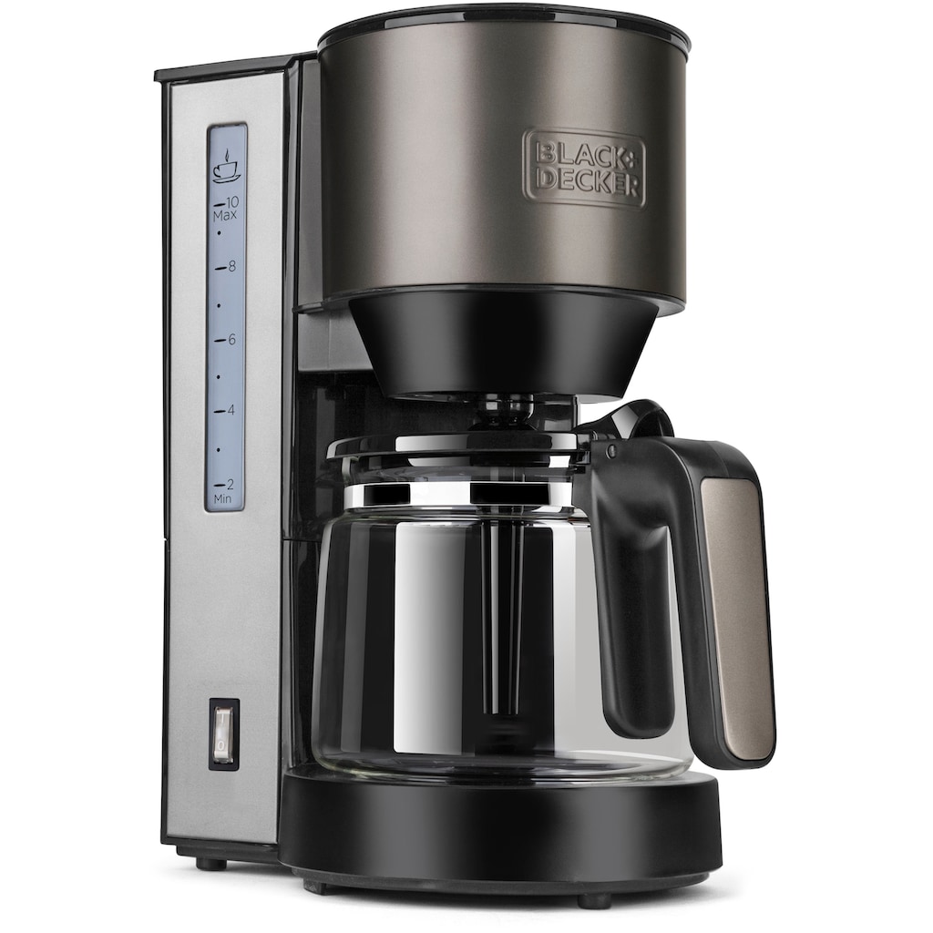 Black + Decker Filterkaffeemaschine »BXCO870E«, 1,25 l Kaffeekanne, Permanentfilter