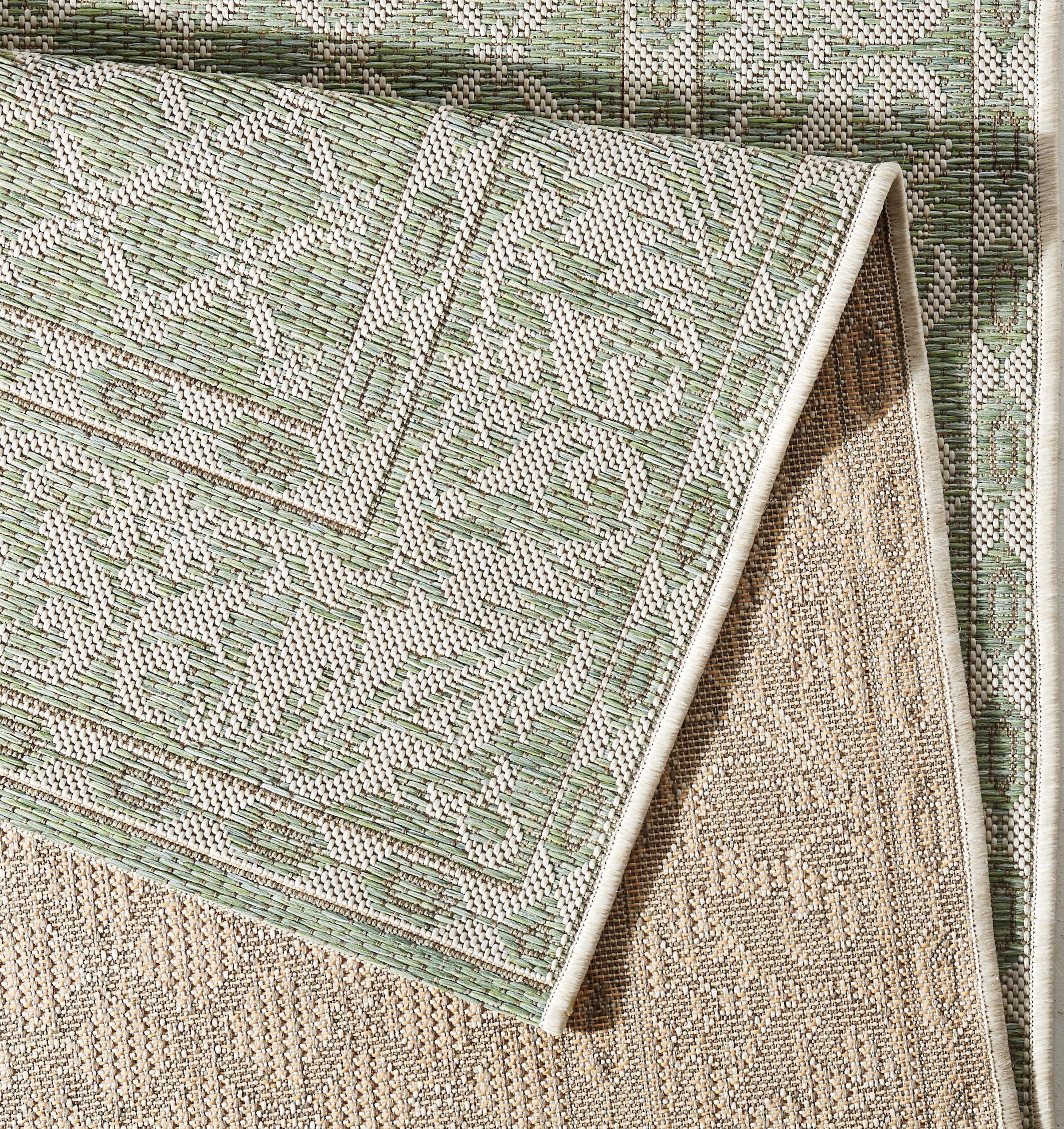 NORTHRUGS Teppich »Royal«, rechteckig, 4 mm Höhe, Sisal Optik, Robust, Pflegeleicht, Flachgewebe