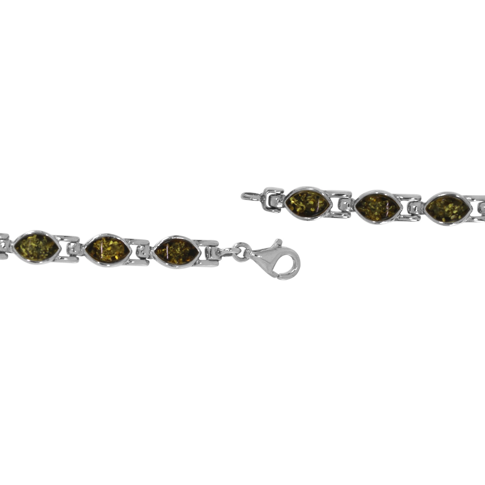 OSTSEE-SCHMUCK Armband »- Uzay - Silber 925/000 - Bernstein«