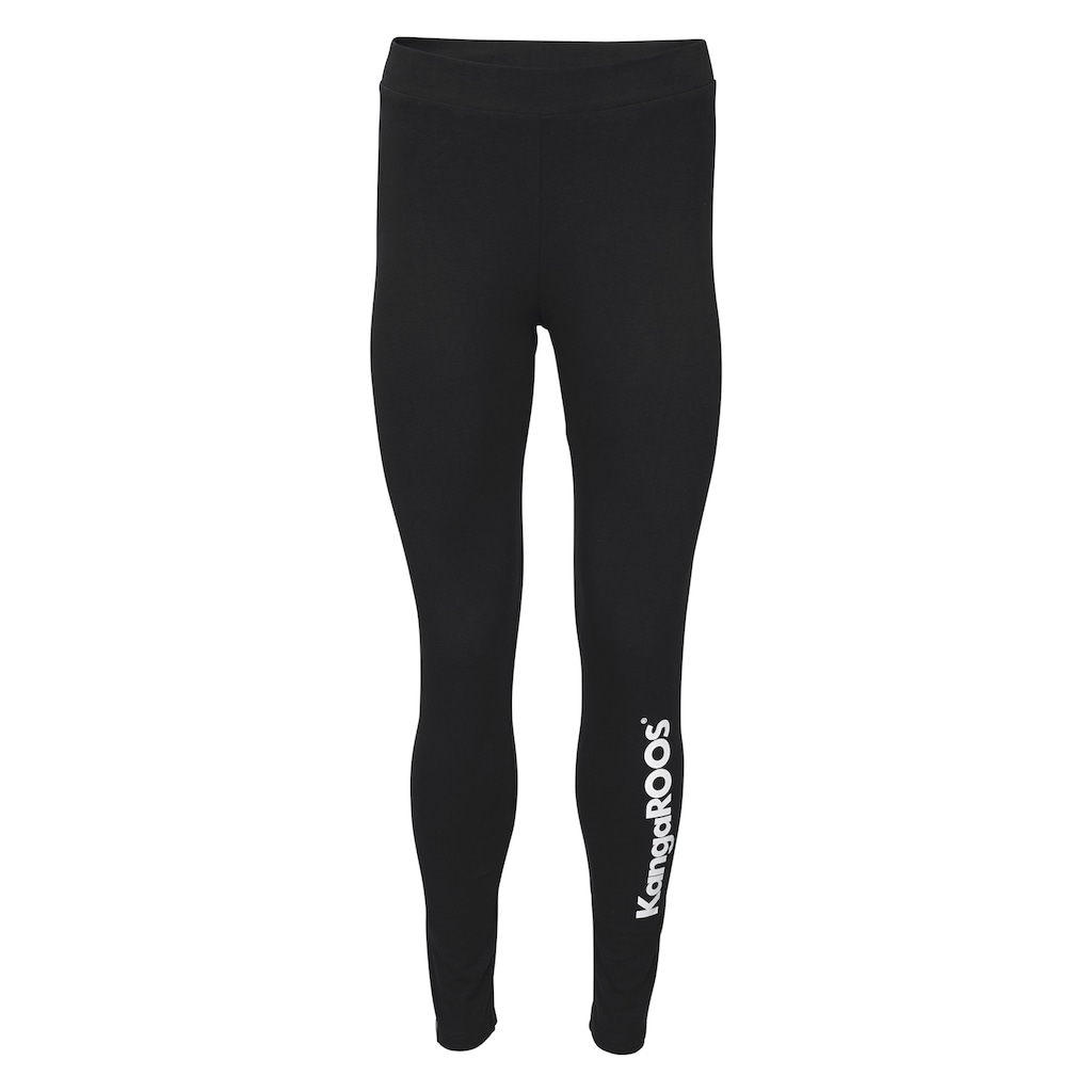 KangaROOS Leggings »Doppelpack«, (Packung, 2 tlg., 2er-Pack), Große Größen