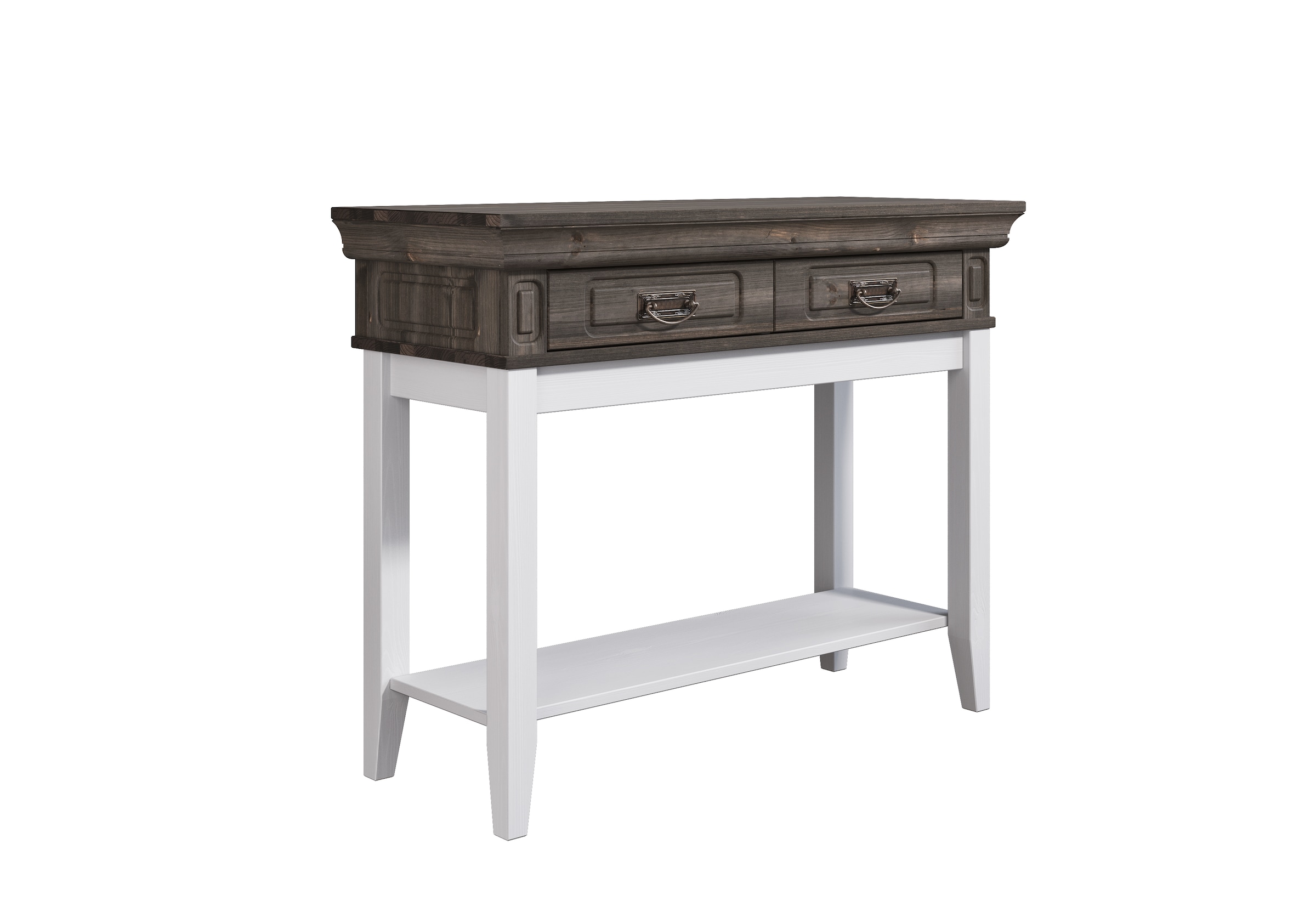 OTTO home Nachttisch "Vinales; Konsolentisch, Beistelltisch ideal für Boxspringbetten" Made in Europe, aus massiver Kiefer, mit Fräsungen, FSC zertifiziert
