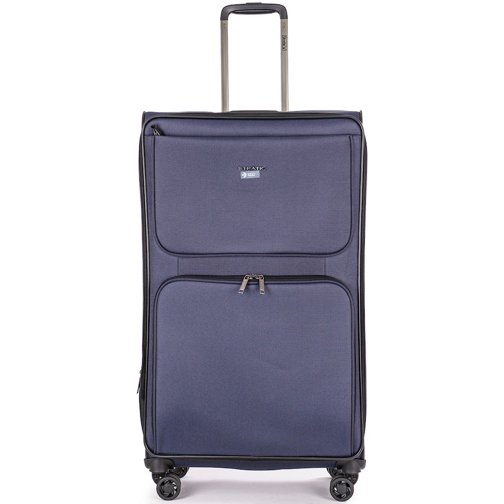 Stratic Weichgepäck-Trolley »Bendigo Light + L, navy«, 4 Rollen