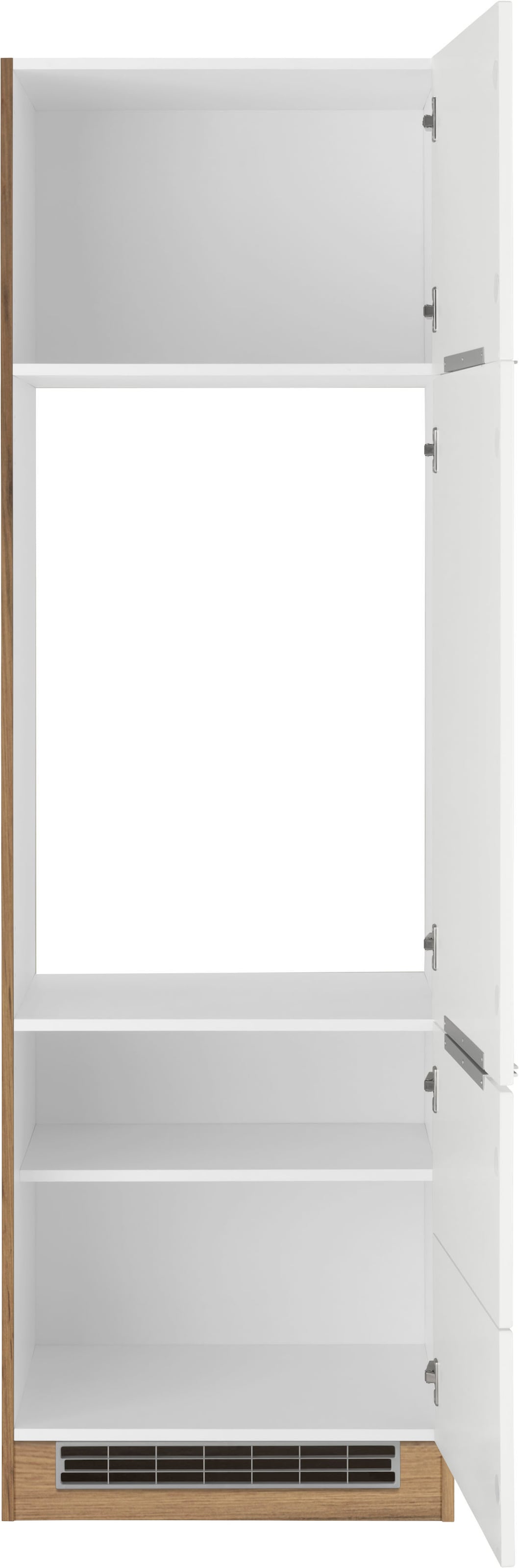 KOCHSTATION Kühlumbauschrank »KS-Brindisi«, 60 cm breit, 200 cm hoch, hochwertige MDF Fronten