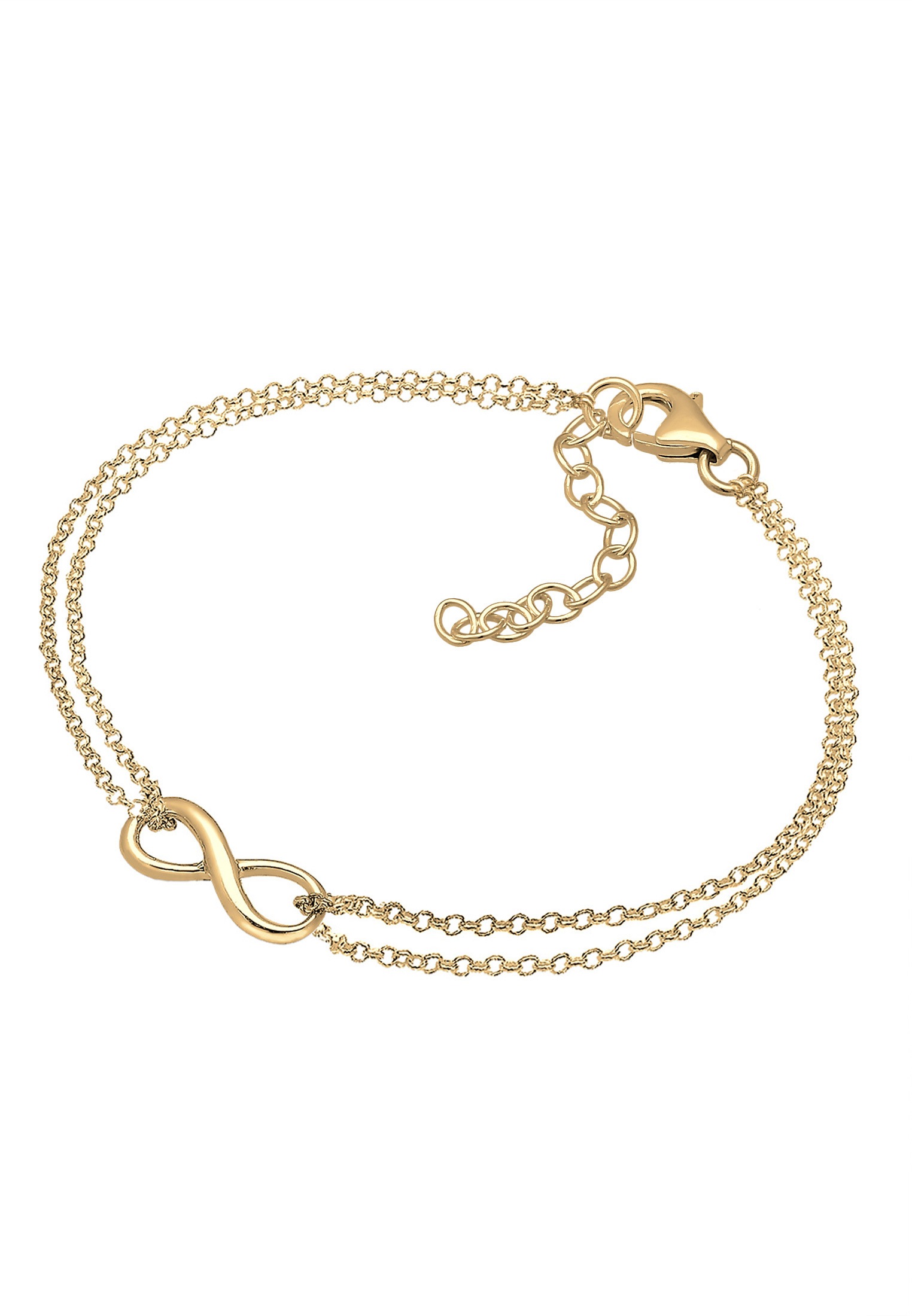 Elli Armkette »Armband Infinity Liebe Unendlichkeit Layer 925 Serling Silber«