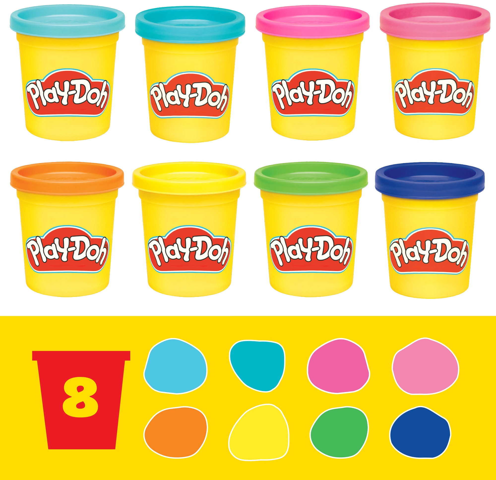 Hasbro Knetform-Set »Play-Doh 4-in-1 Spielsets«