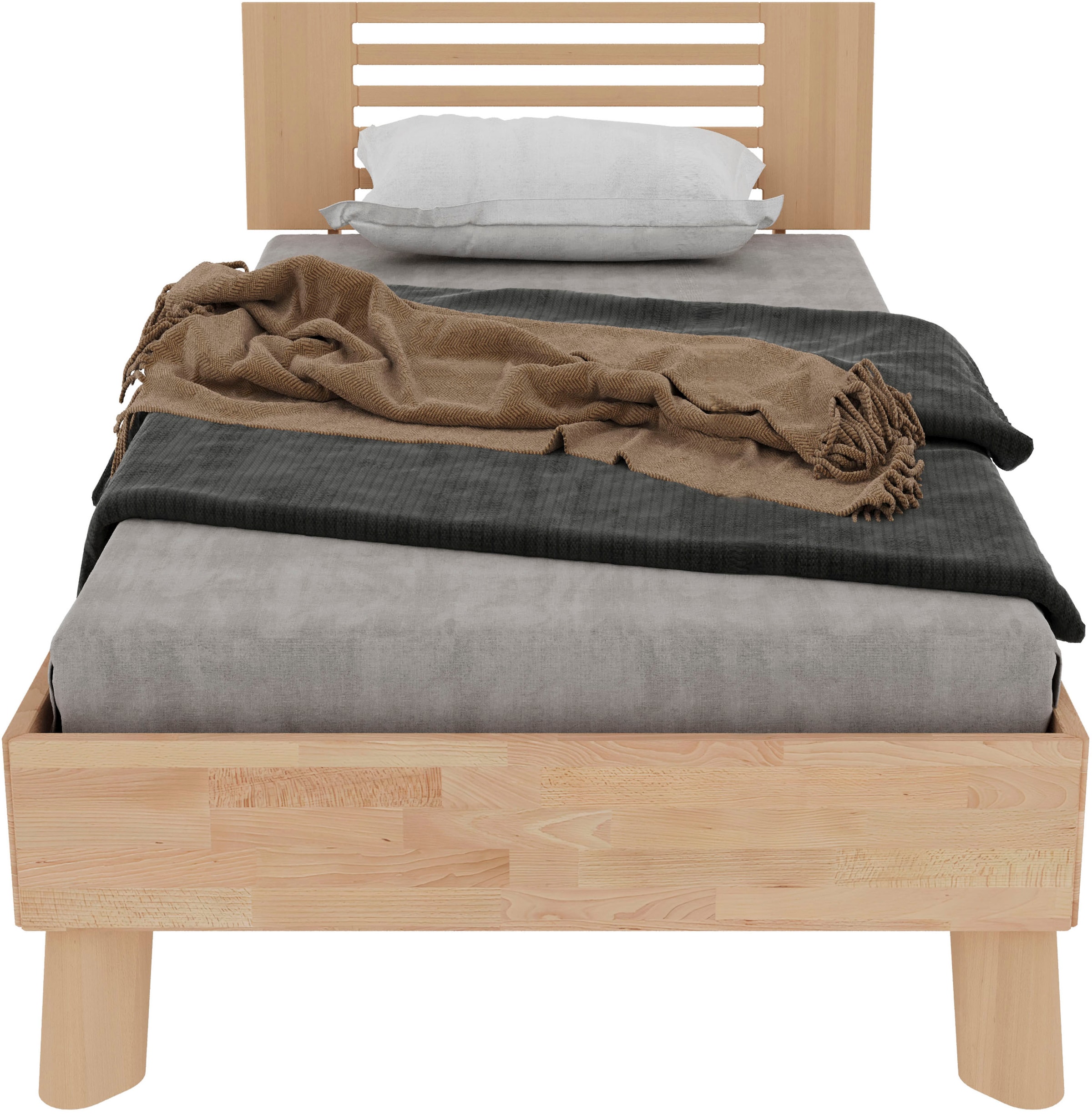 Home affaire Massivholzbett »Chavot III« wahlweise in Kernbuche oder Wildeiche erhältlich