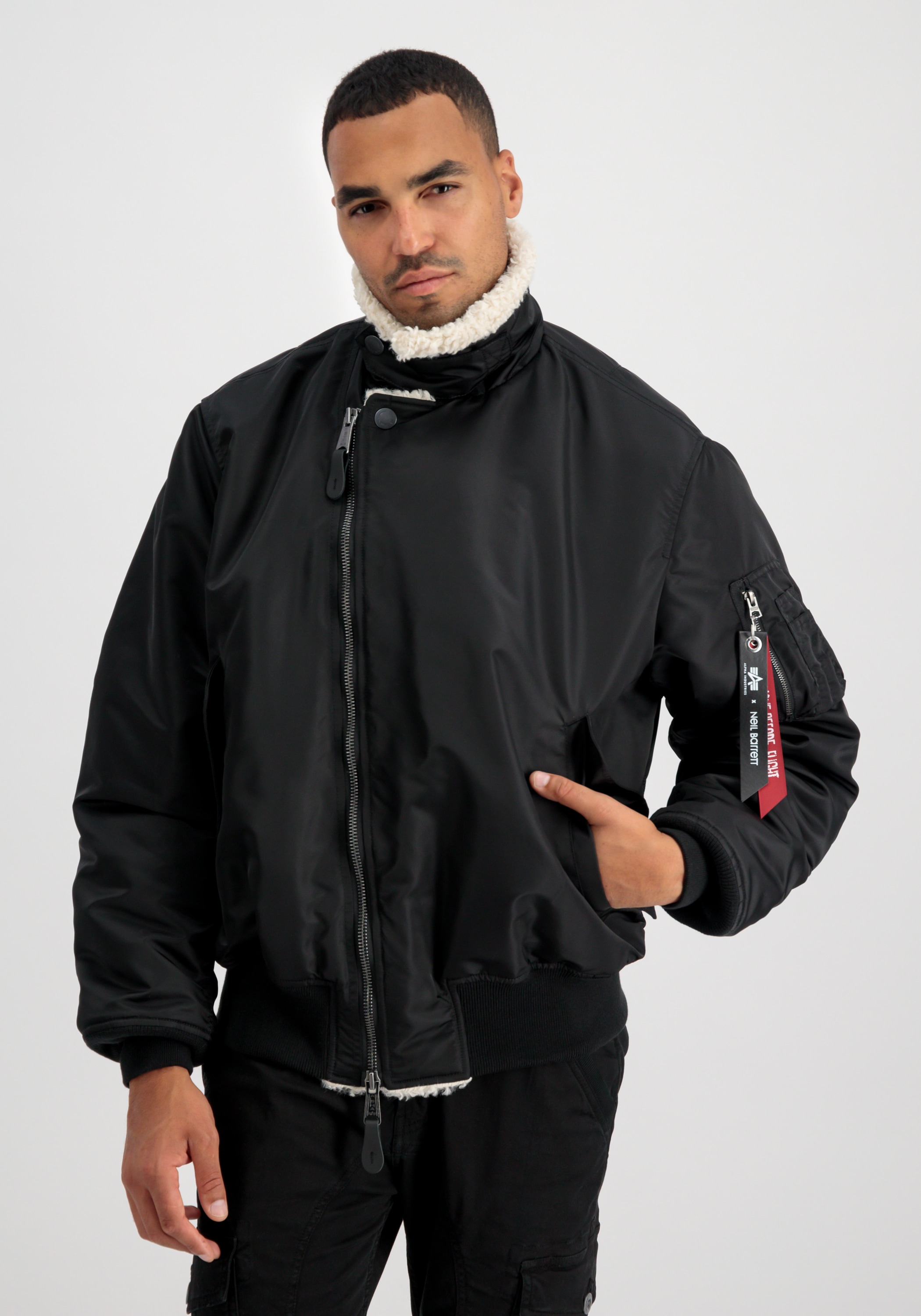 Alpha Industries Bomberjacke »Alpha Industries Men - Bomber Jackets NB MA-1 B-3 Biker Jacket«