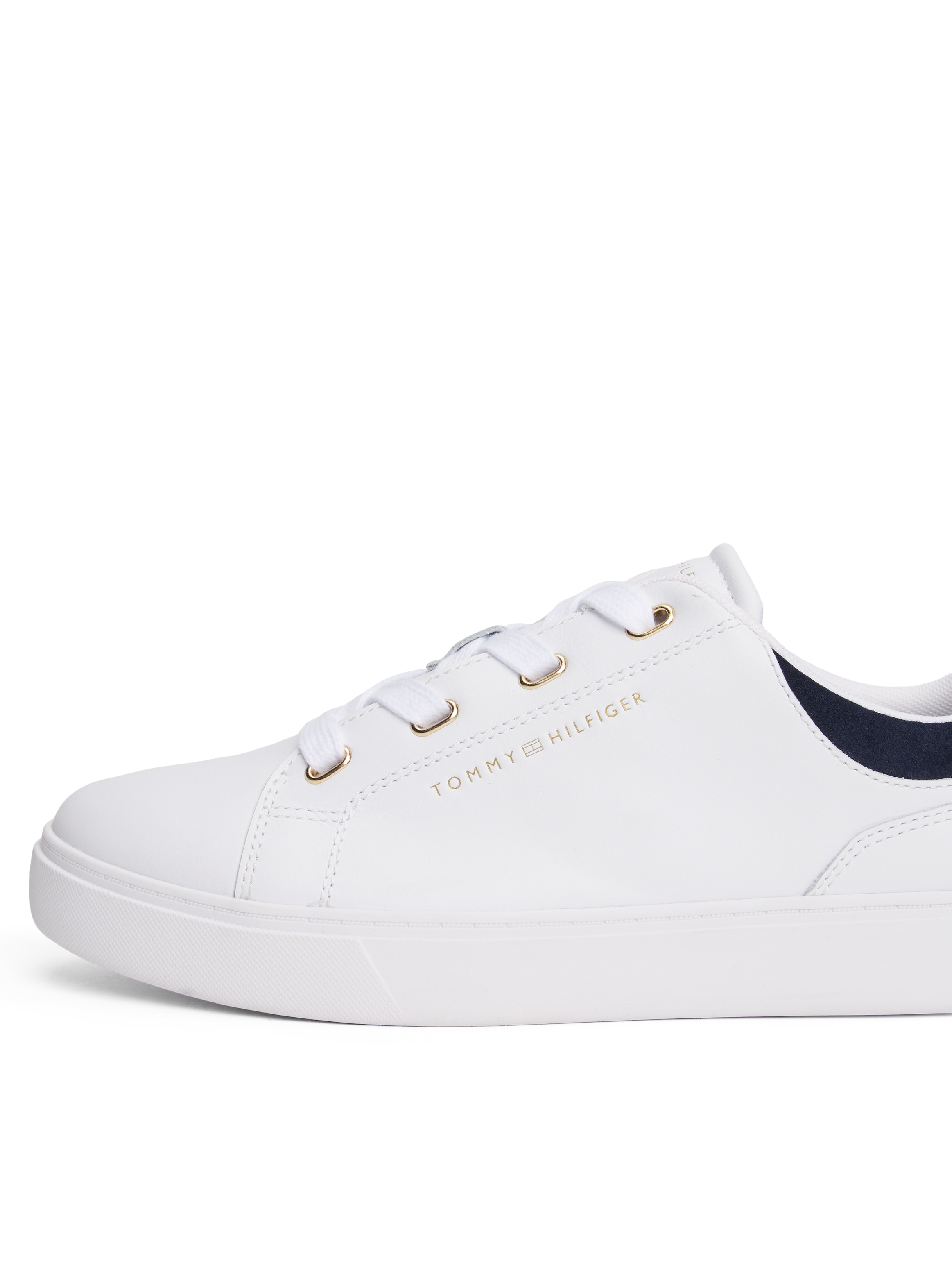 Tommy Hilfiger Plateausneaker »CASUAL CUPSOLE SNEAKER«  , Freizeitschuh, Halbschuh, Schnürschuh mit seilticher Logoprägung