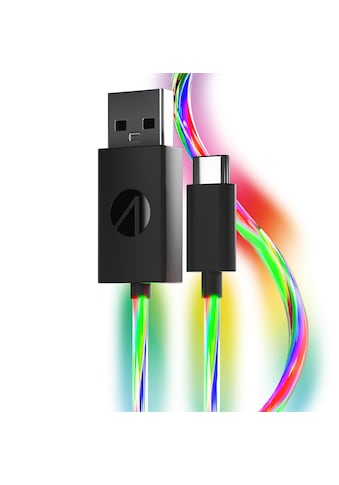 USB-Kabel »USB-C Ladekabel (2x 2m) mit LED Beleuchtung«, USB Typ C, 200 cm