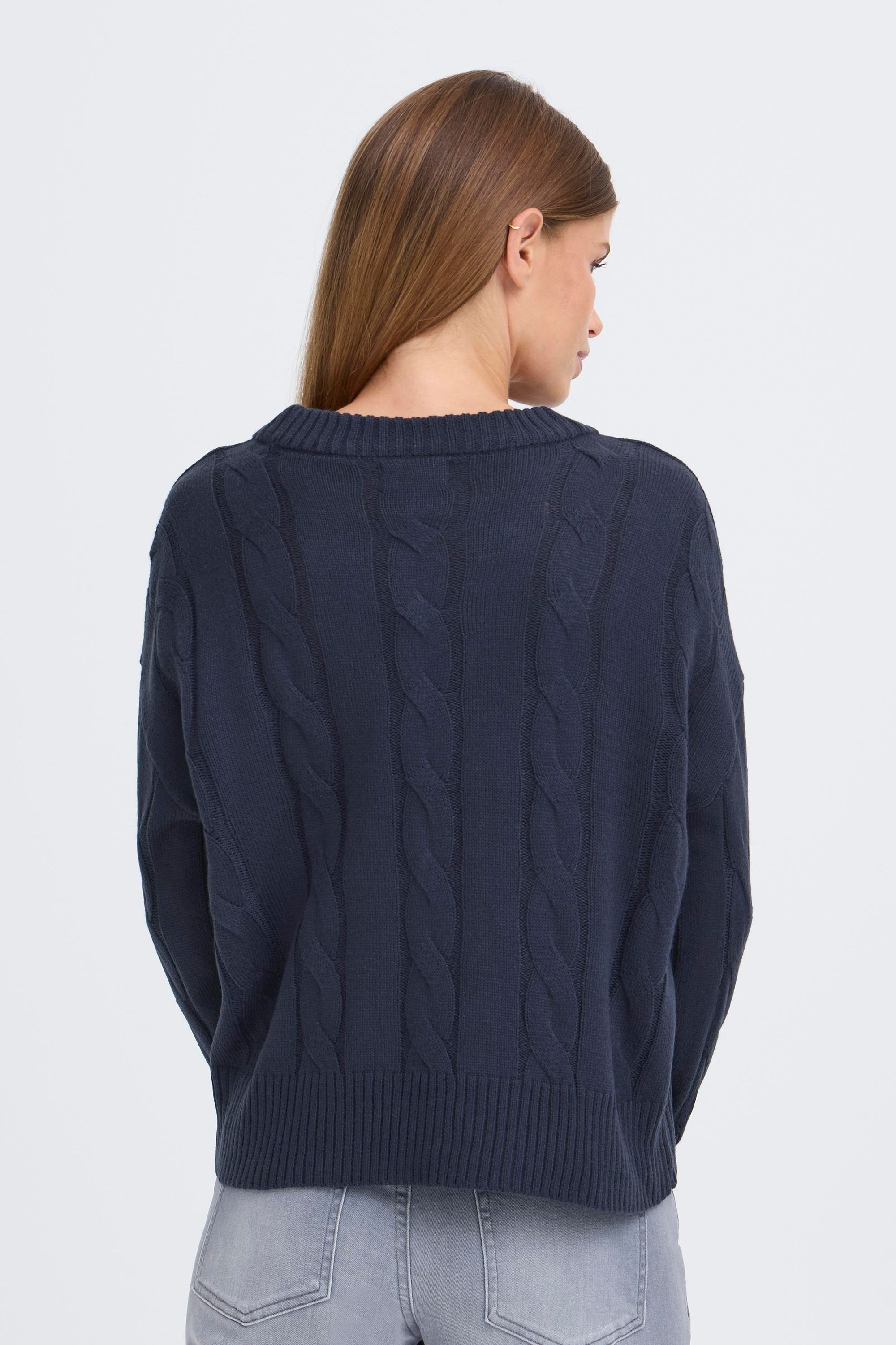 OXMO Strickfleece-Pullover »Strickpullover OXKimni«
