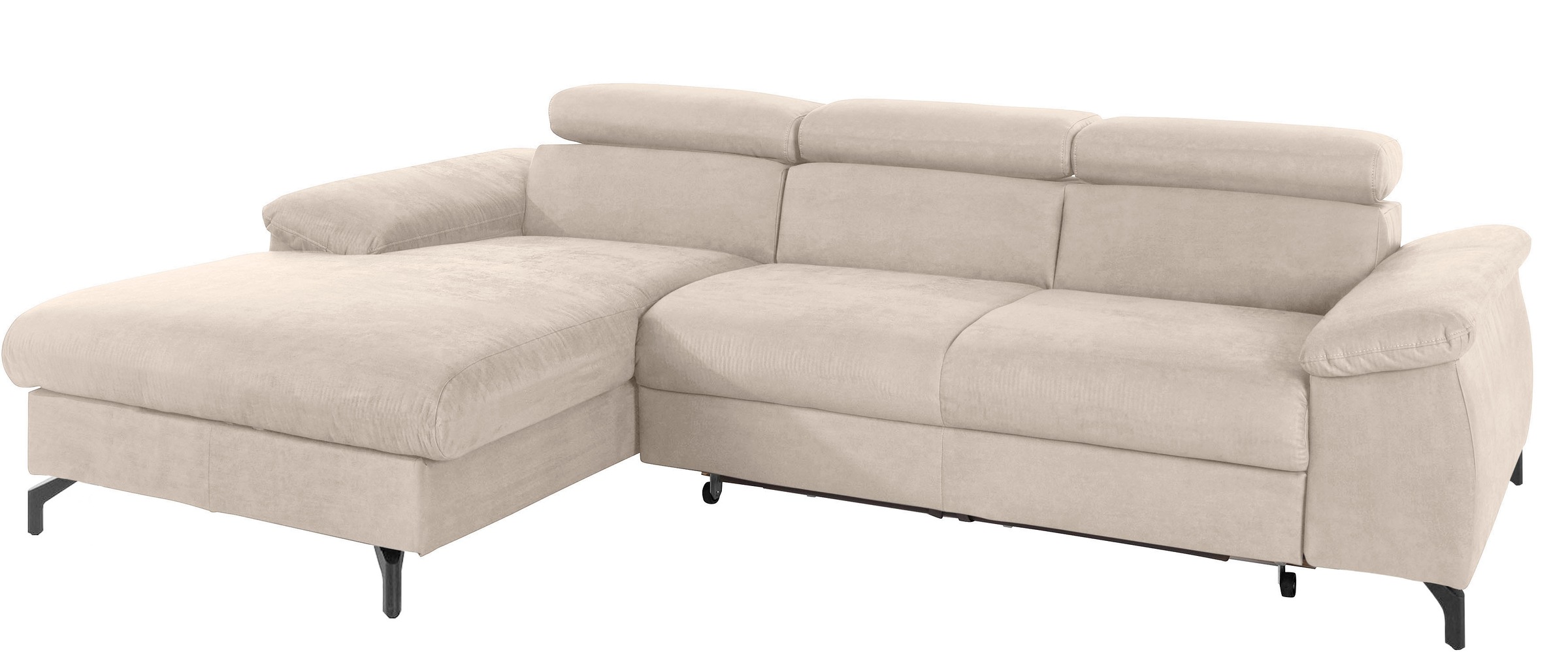 COTTA Ecksofa »Kitty L-Form«, mit Kopfteilverstellung, wahlweise mit Bettfunktion & Bettkasten