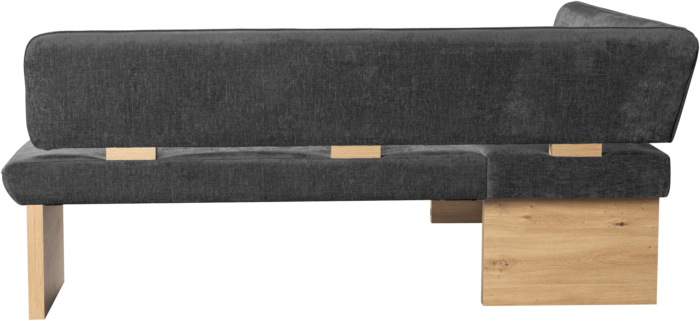 Home affaire Eckbank »Louise Polsterbank, Esszimmerbank, Küchenbank«, mit Nosag Wellenfedern im Sitz für mehr Komfort, Breite 212x170 cm
