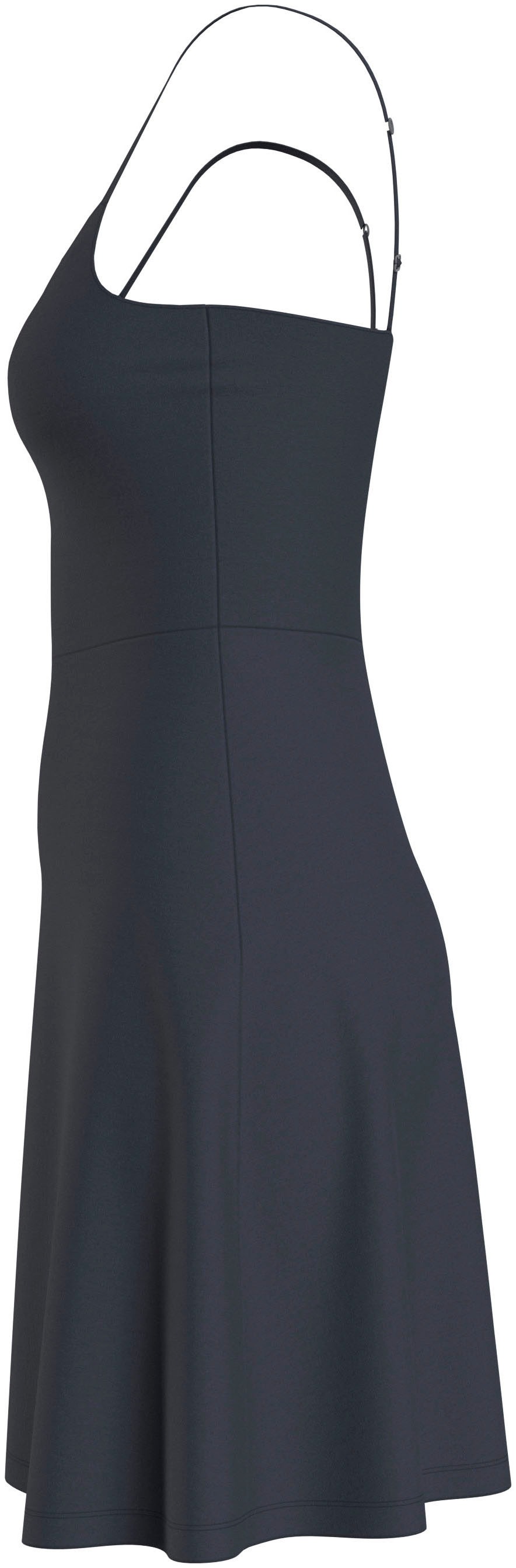 Tommy Jeans Spaghettikleid »TJW ESSENTIAL STRAP FLARE DRESS«, mit verstellbaren Spaghettiträgern