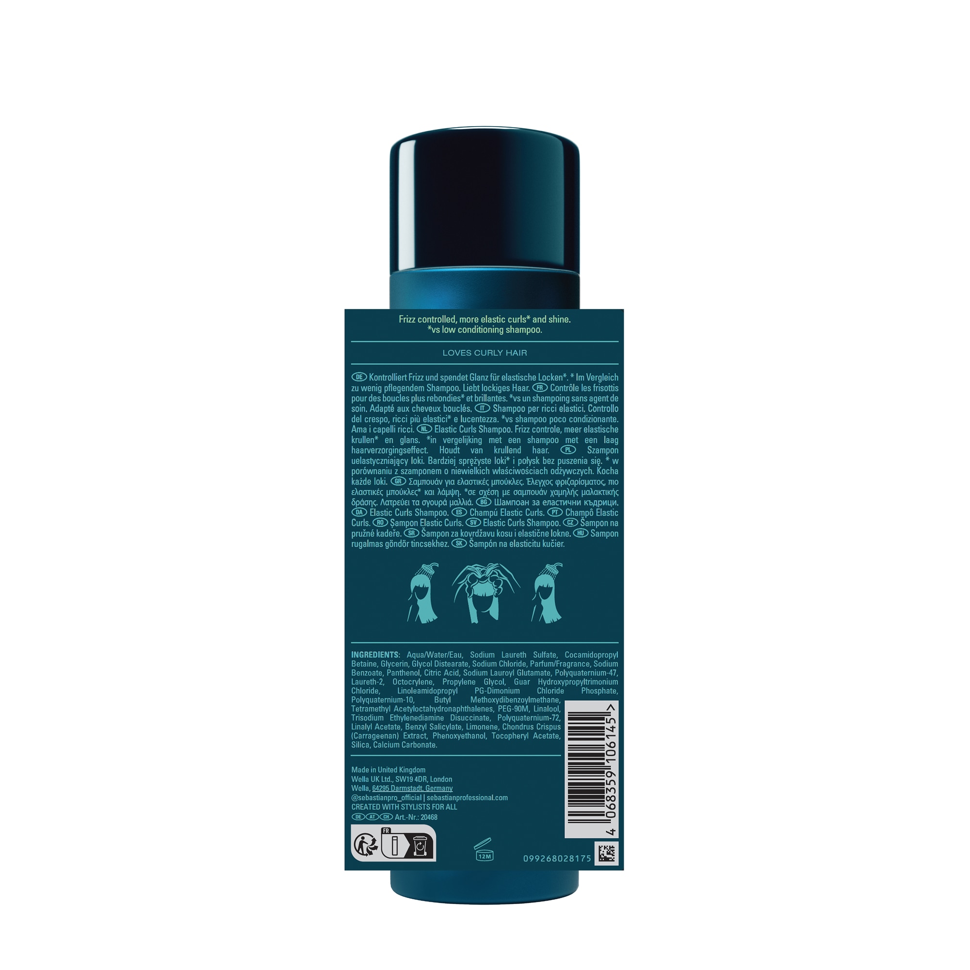 Sebastian Professional Haarshampoo »Twisted Shampoo« mit feuchtigkeitsspendender Pflege