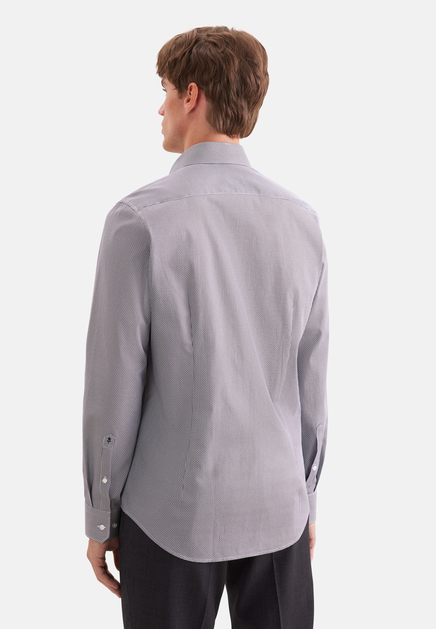 seidensticker Businesshemd »Schwarze Rose« Slim 1/1 Kentkragen Druck