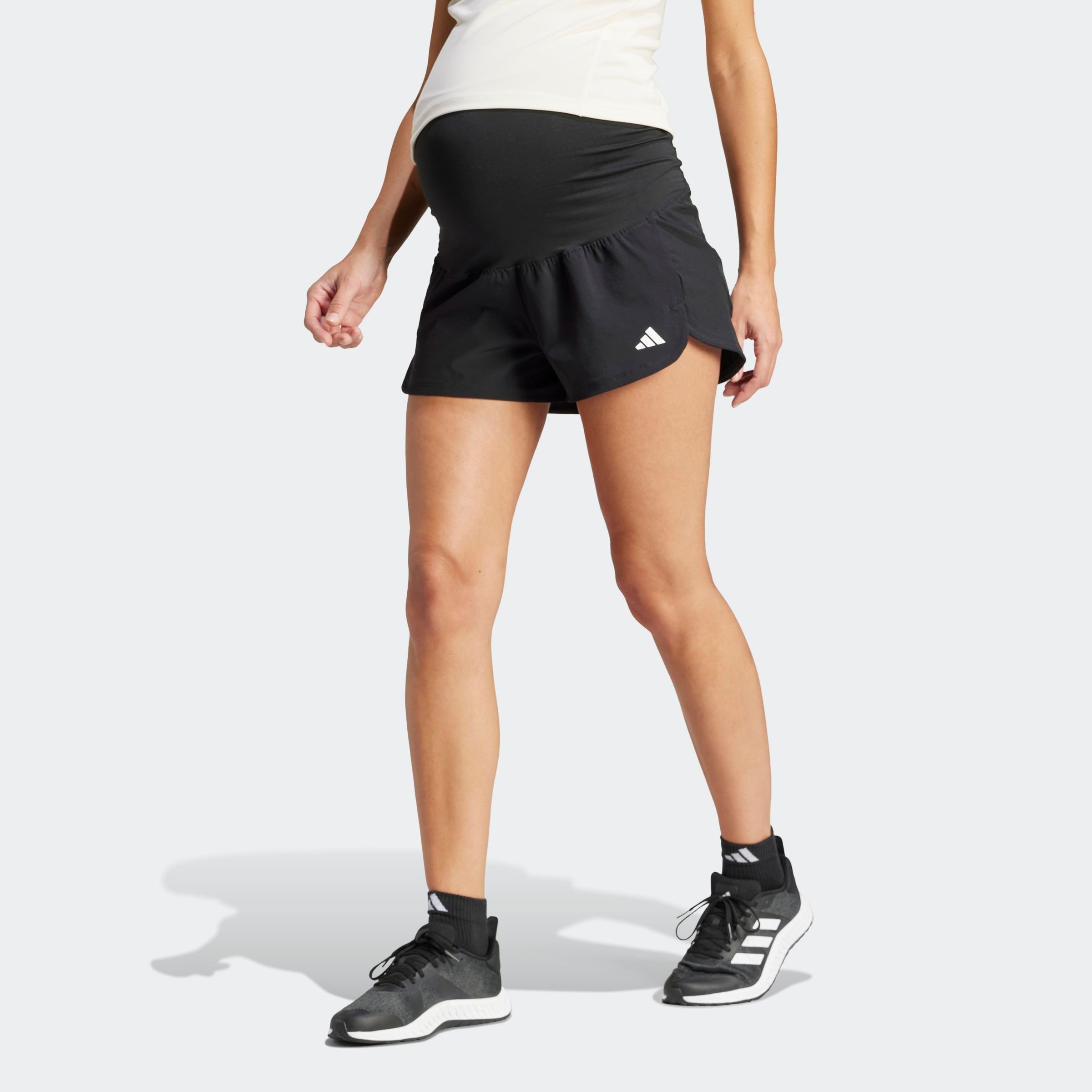 adidas Performance Shorts »PACER MATERNITY«, (1 tlg.), Trainingsshorts für Schwangere, locker geschnitten
