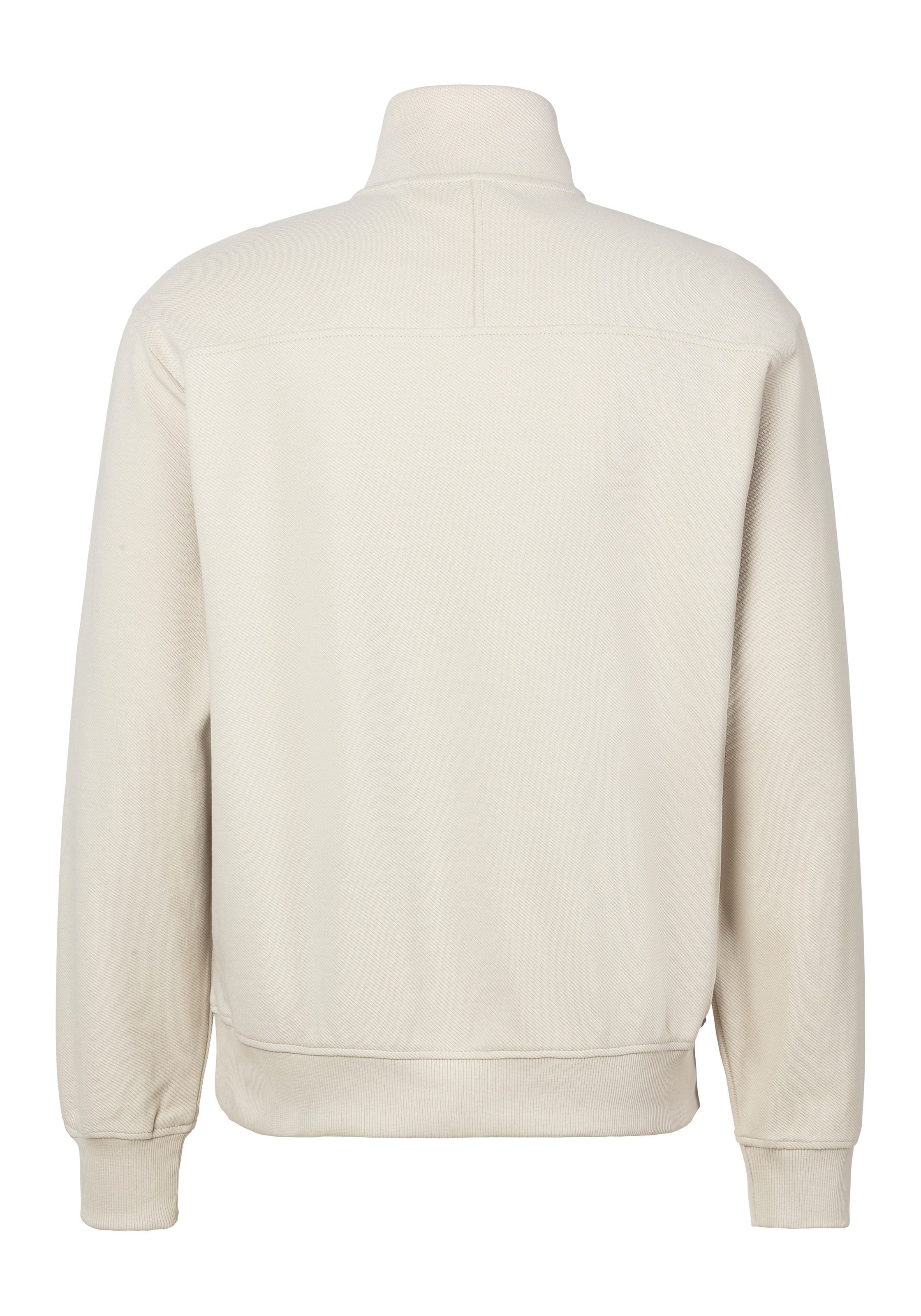 BOSS ORANGE Sweatshirt »Sweatshirt Ze Nylonhem«, mit Reißverschluss
