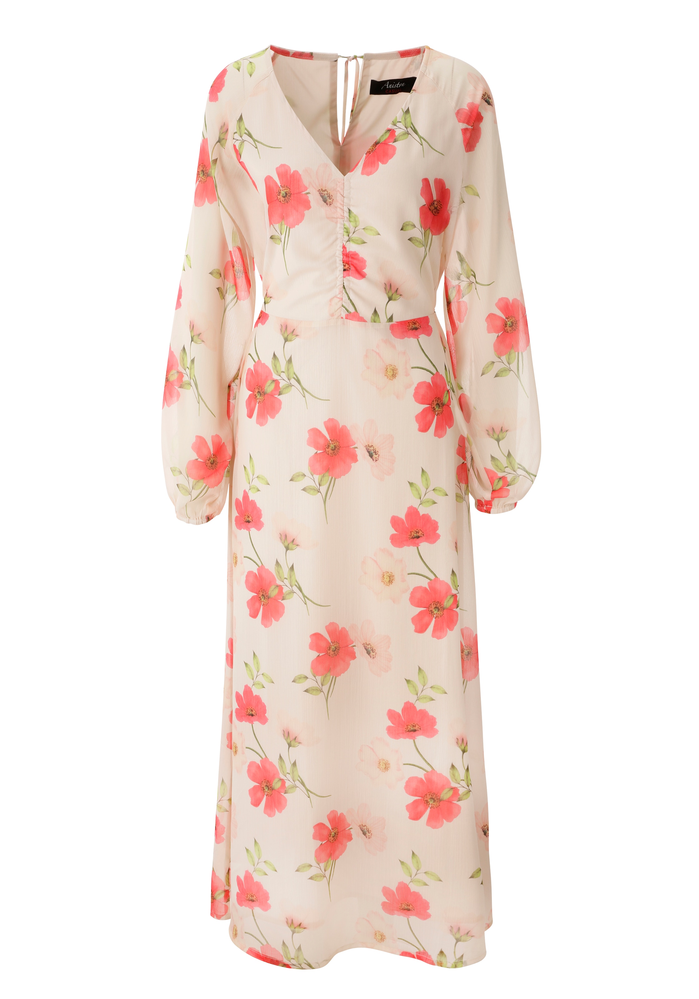 Aniston CASUAL Maxikleid mit farbharmonischen Blumen bedruckt - NEUE KOLLEKTION
