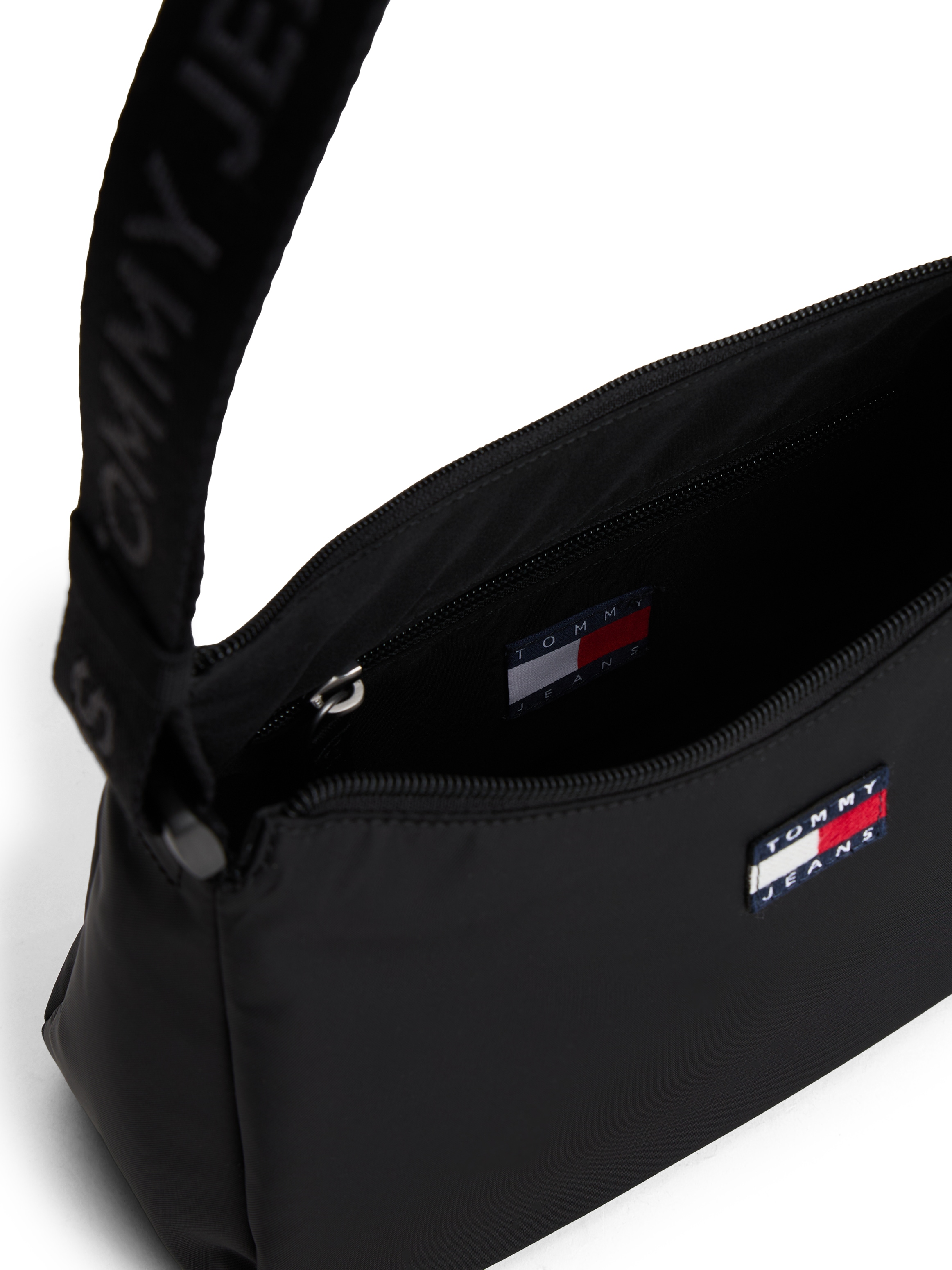 Tommy Jeans Schultertasche »TJW ESS DAILY SHOULDER BAG« , Damen Tragetasche mit logobedrucktem Riemen