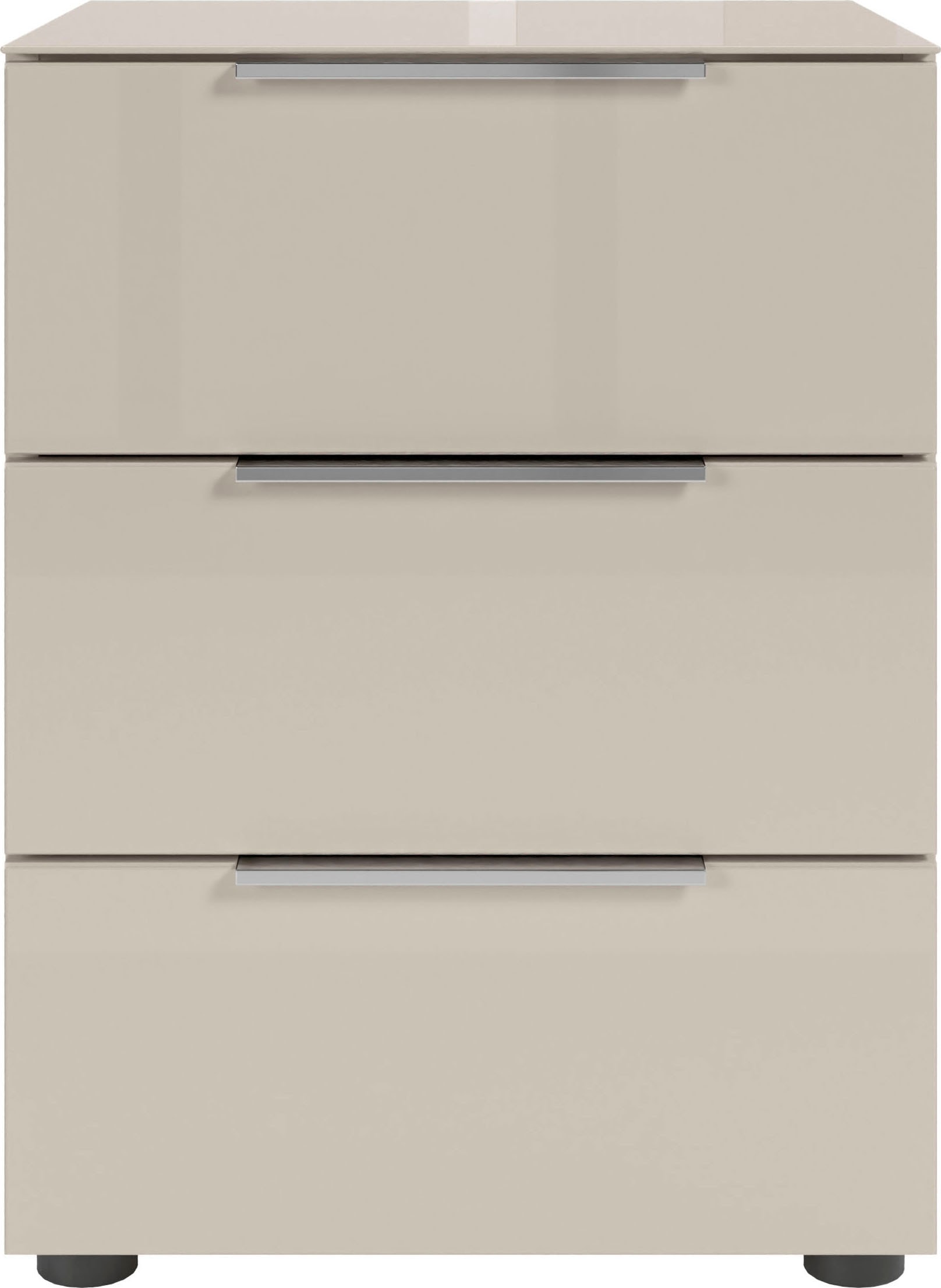 HBZ Nachtkommode »Santorin Nachtkonsole, BxHxT 45x61x40 cm«, (1 St.), Breite 45cm, Softclose für Schubkästen, Melaminbeschichtung