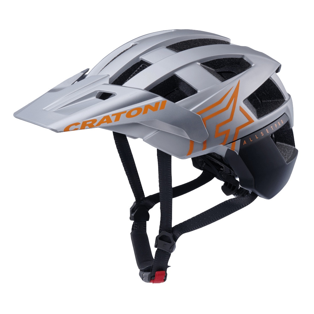 Fahrradhelm »MTB - Fahrradhelm AllSet Pro silber/orange matt«