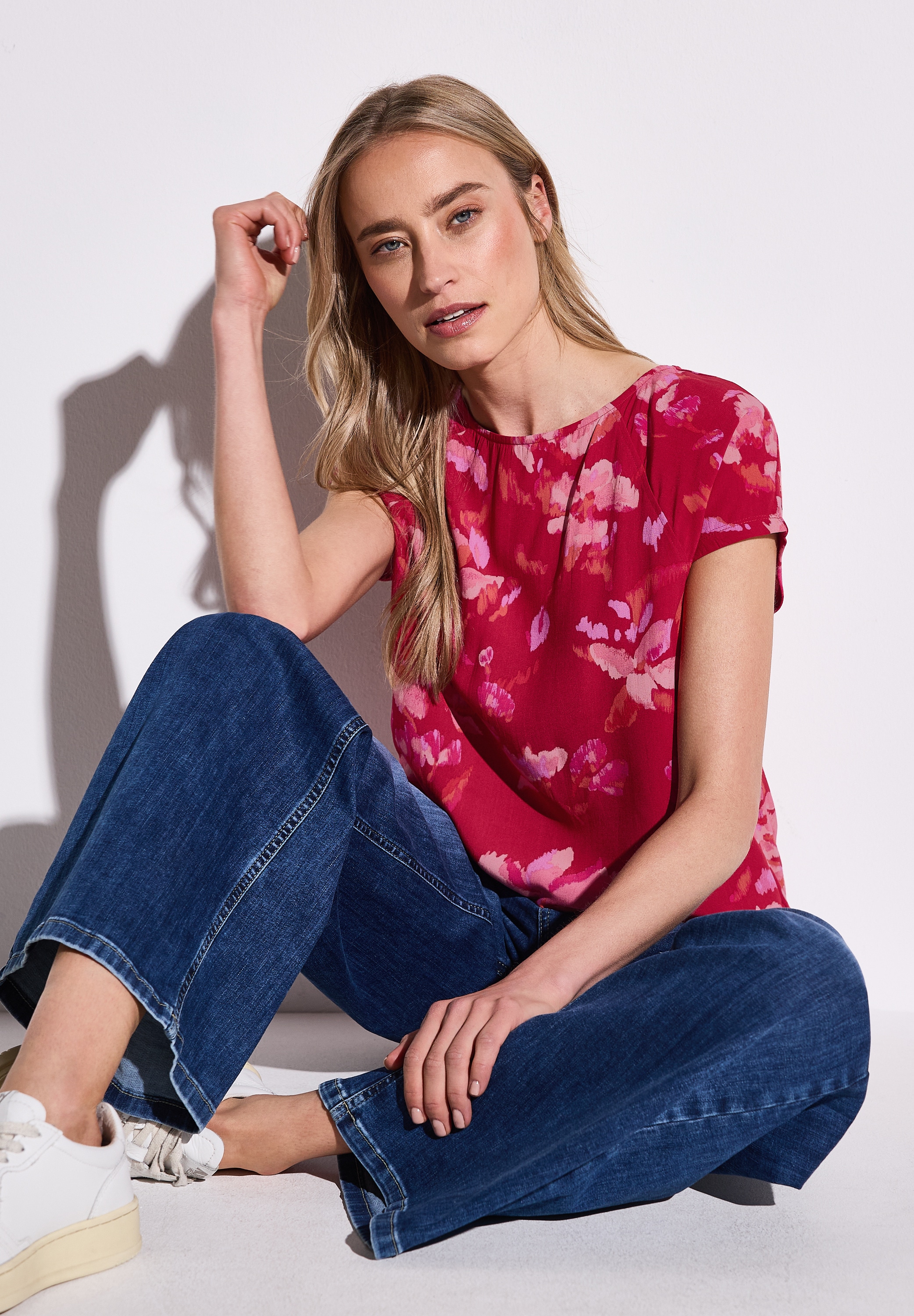 STREET ONE Print-Shirt, mit floralem Muster