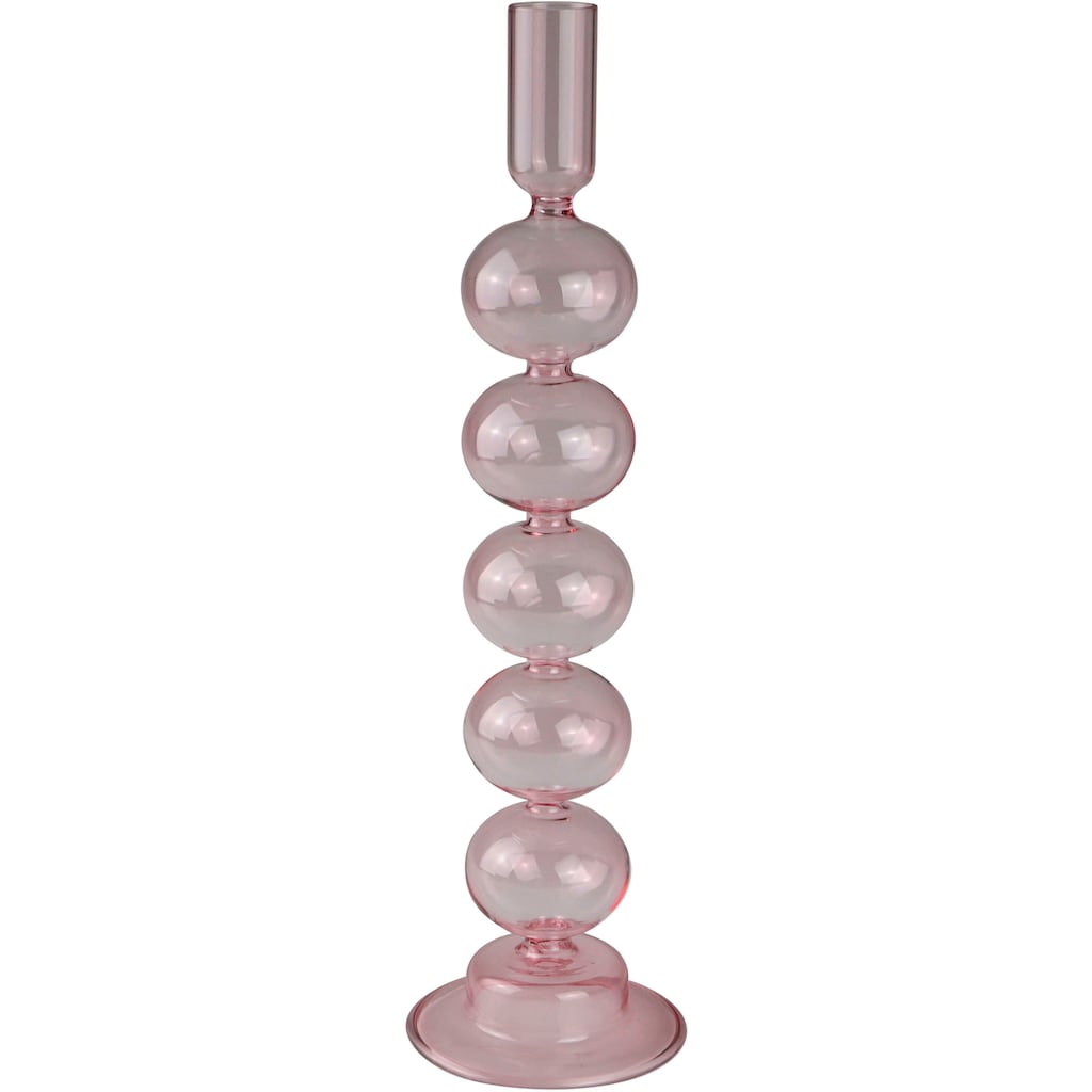 AM Design Kerzenleuchter »Stabkerzenhalter aus Glas«, (Set, 2 St.), Höhe ca. 30 cm