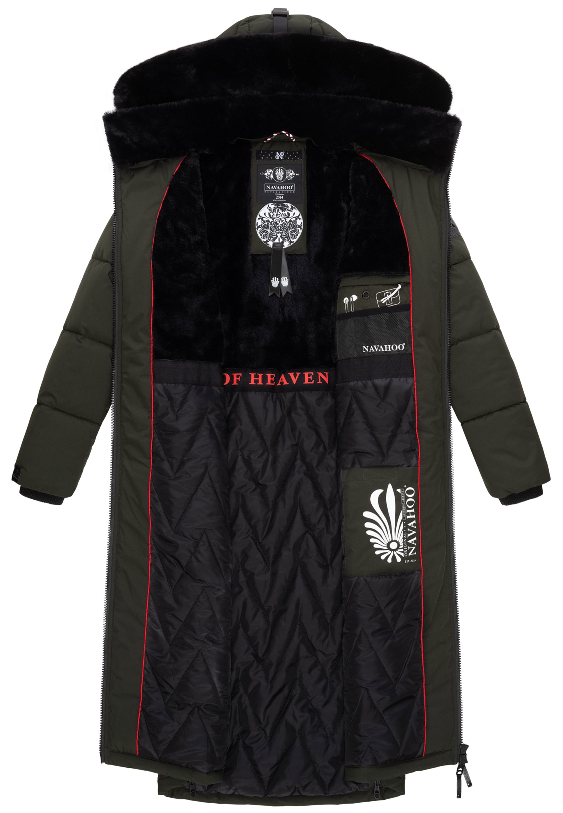 Navahoo Winterjacke »Navahoo Knuddelfee Damen Parka B990«