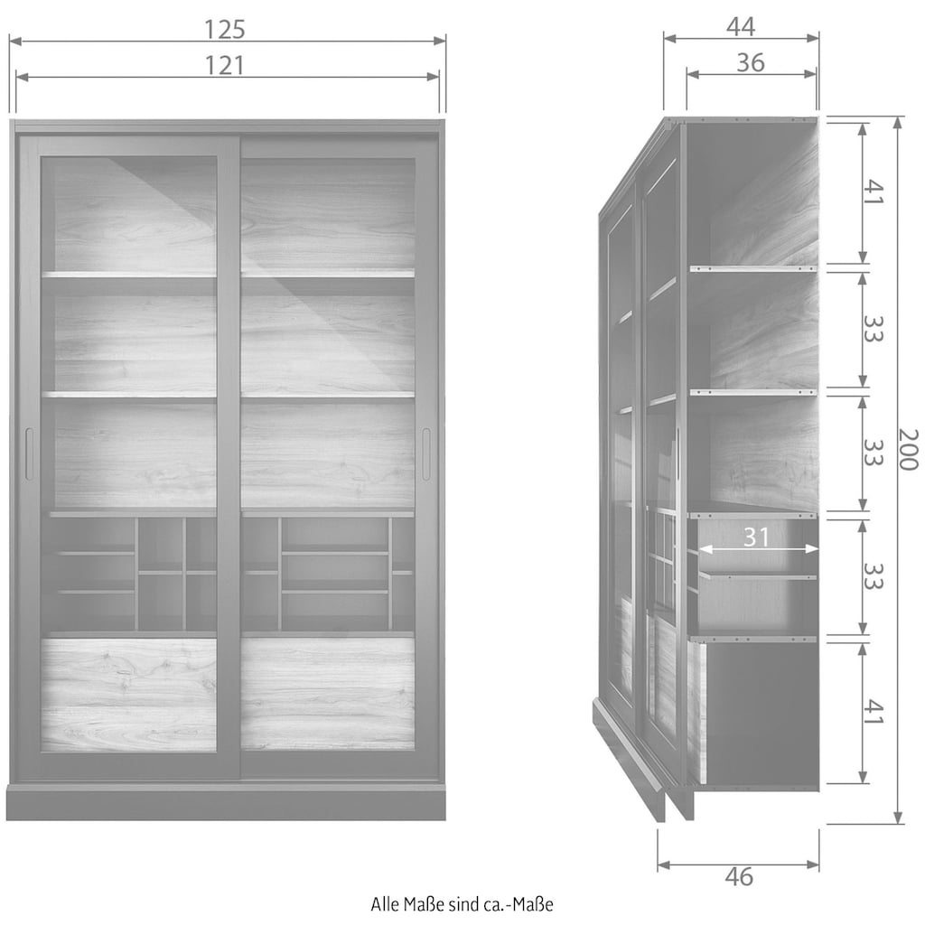 WOOOD Vitrine »James«