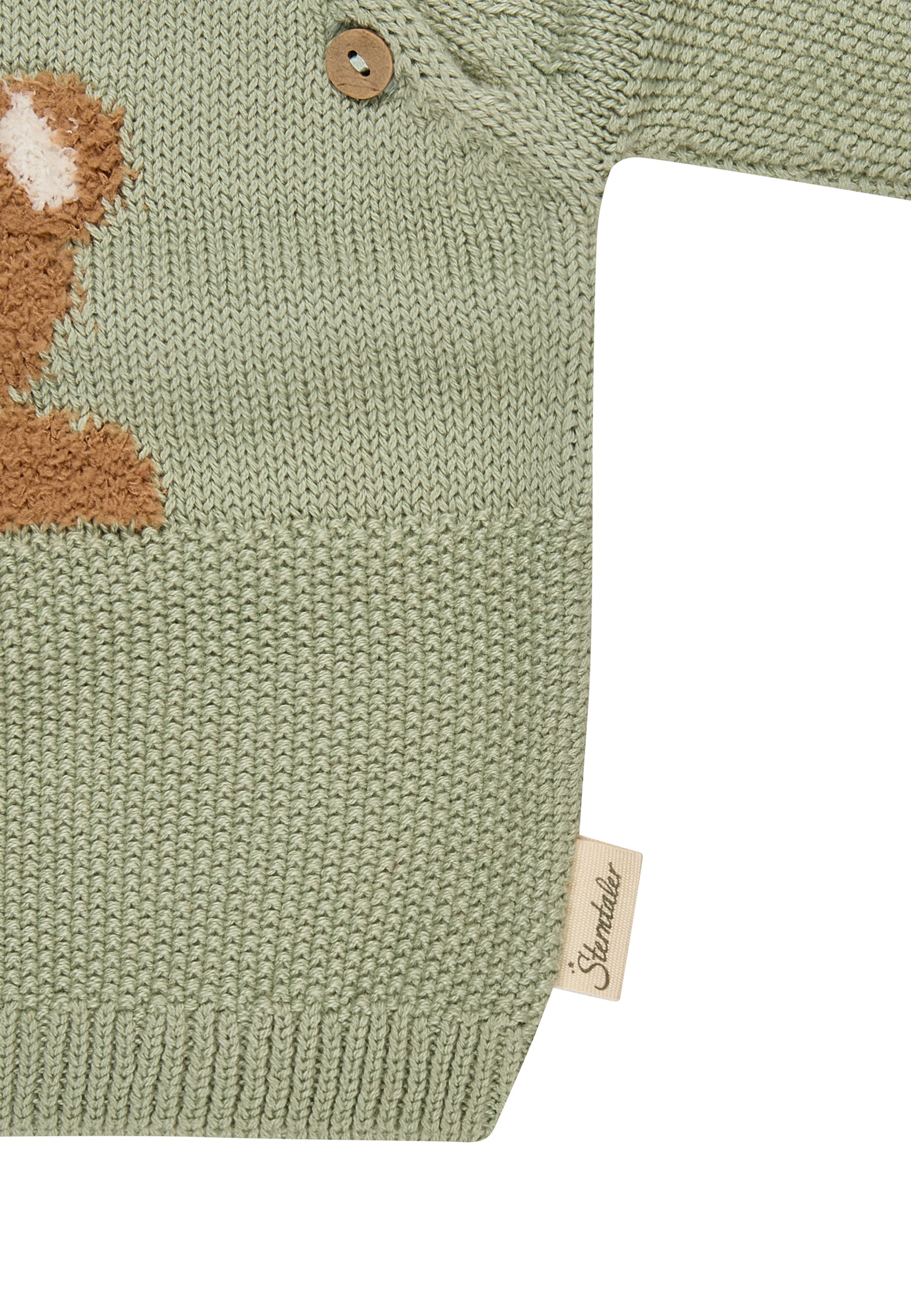 Sterntaler® Rundhalsshirt »Strickpullover Bär«