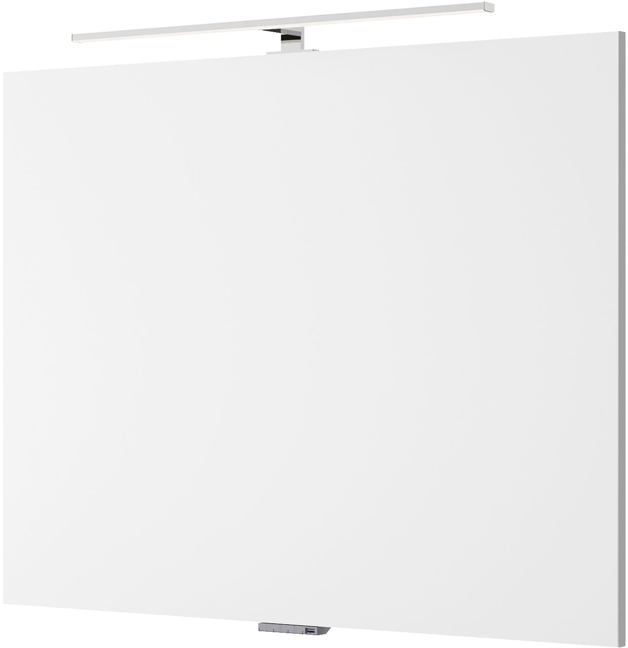 Saphir Badmöbel-Set »Serie 4035 2-teilig, Keramikwaschtisch mit LED-Spiegel, 90 cm breit«, (Set), Badezimmer-Set inkl. Türdämpfer, 2 Schubladen, Waschplatz