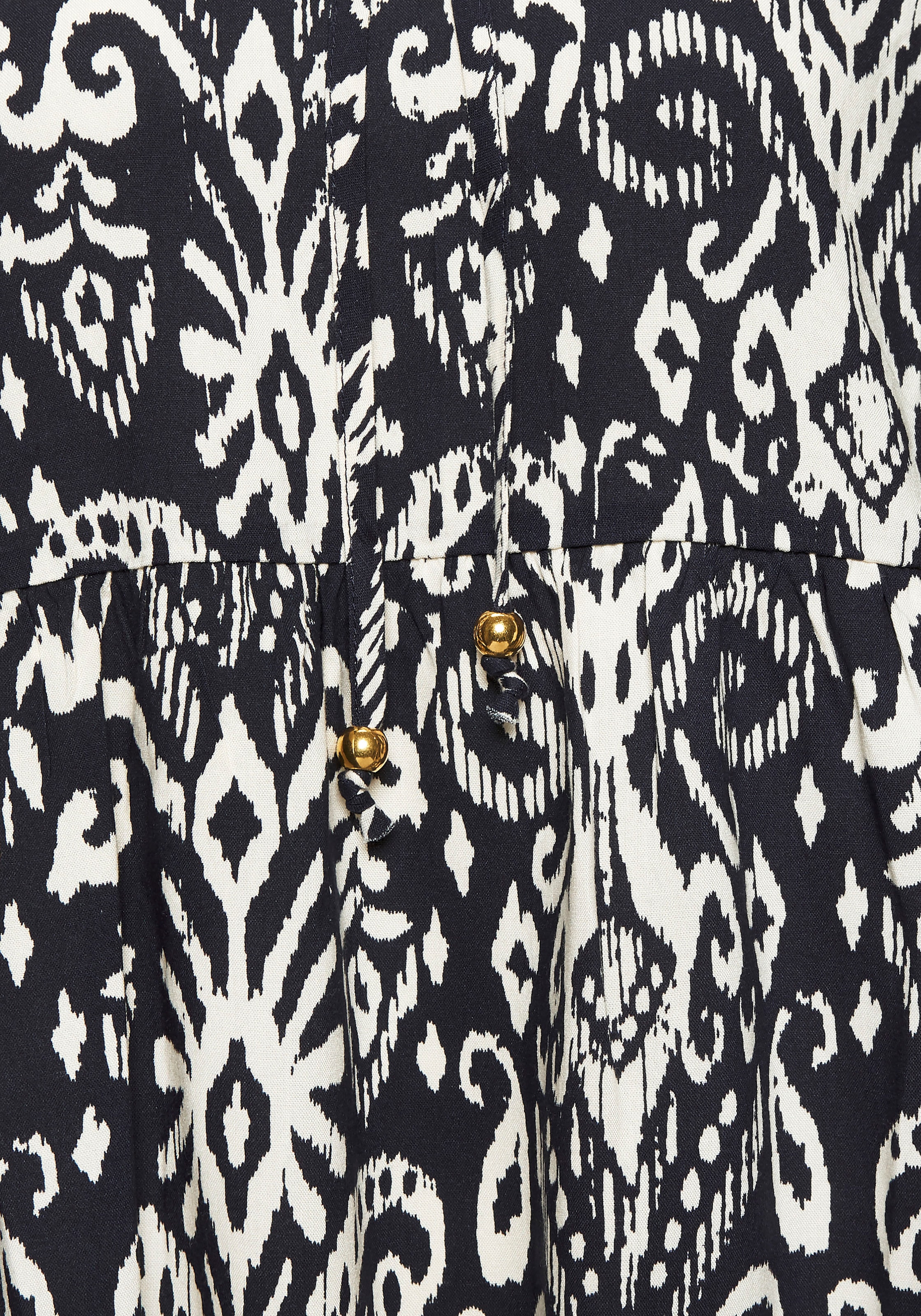 Vivance Langarmbluse, mit Ballonärmeln, luftige Tunika mit Alloverprint, Boho-Style