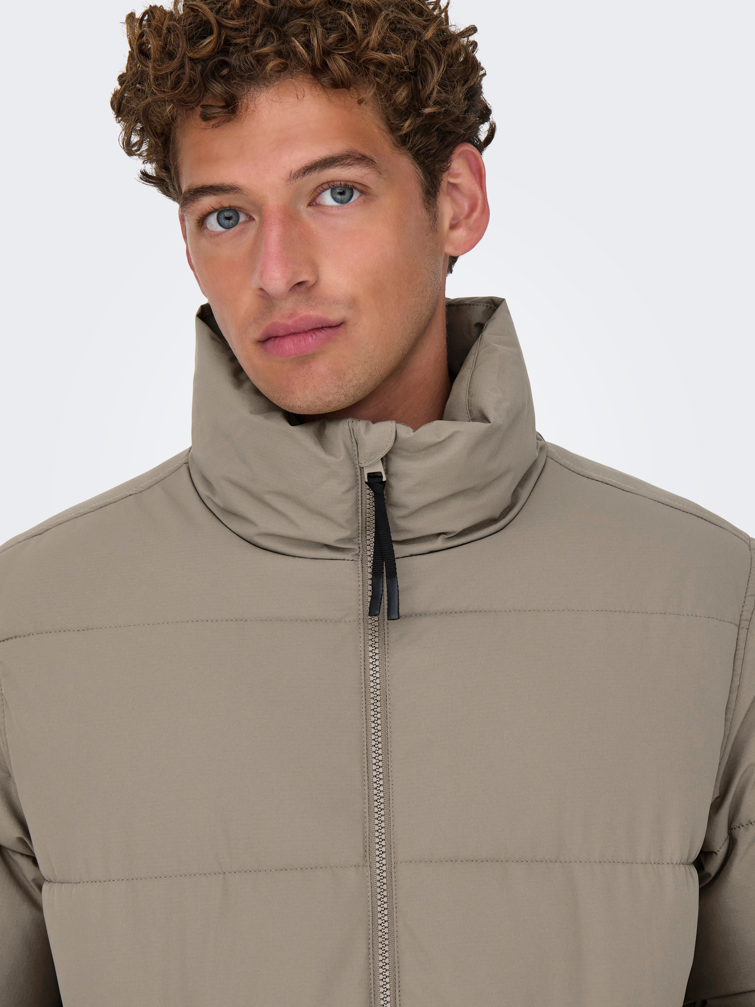 ONLY & SONS Steppjacke »ONSPACK LIFE PUFFER JACKET OTW« ohne Kapuze