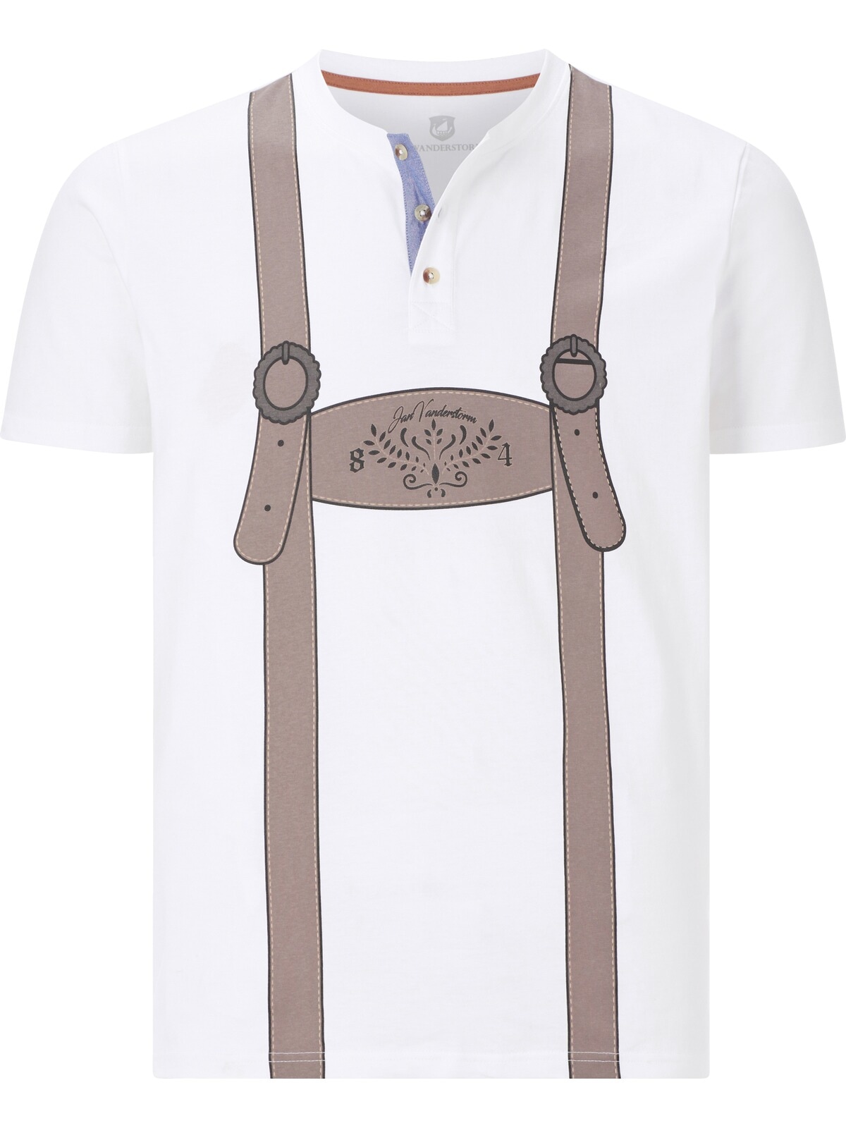 Jan Vanderstorm T-Shirt »T-Shirt KELBY«, (1 tlg.), im Oktoberfest-Stil