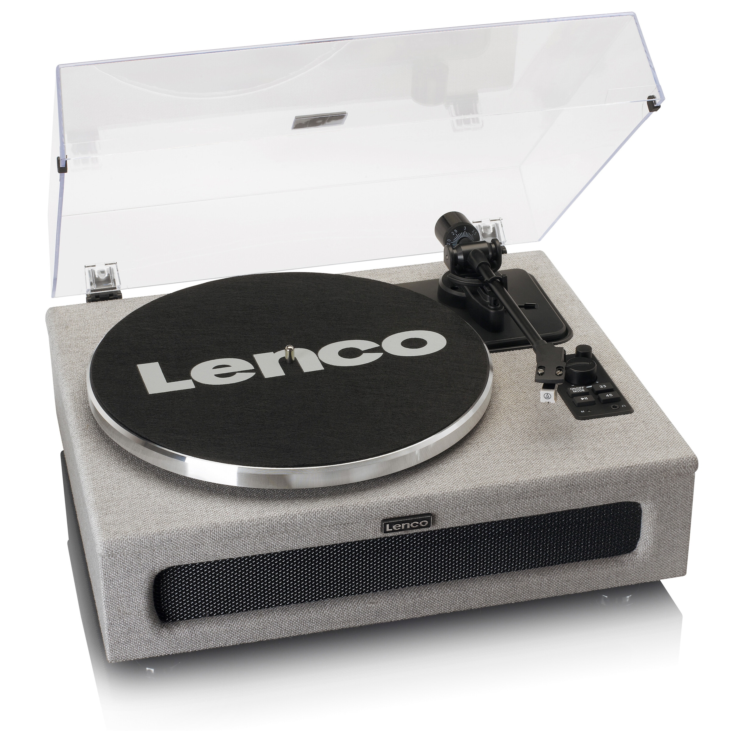 Lenco UNIVERSAL Garantie | Jahre XXL Plattenspieler 3 Lautsprecher integriert, Bluetooth ➥ »LS-440 grau/anthrazit«,