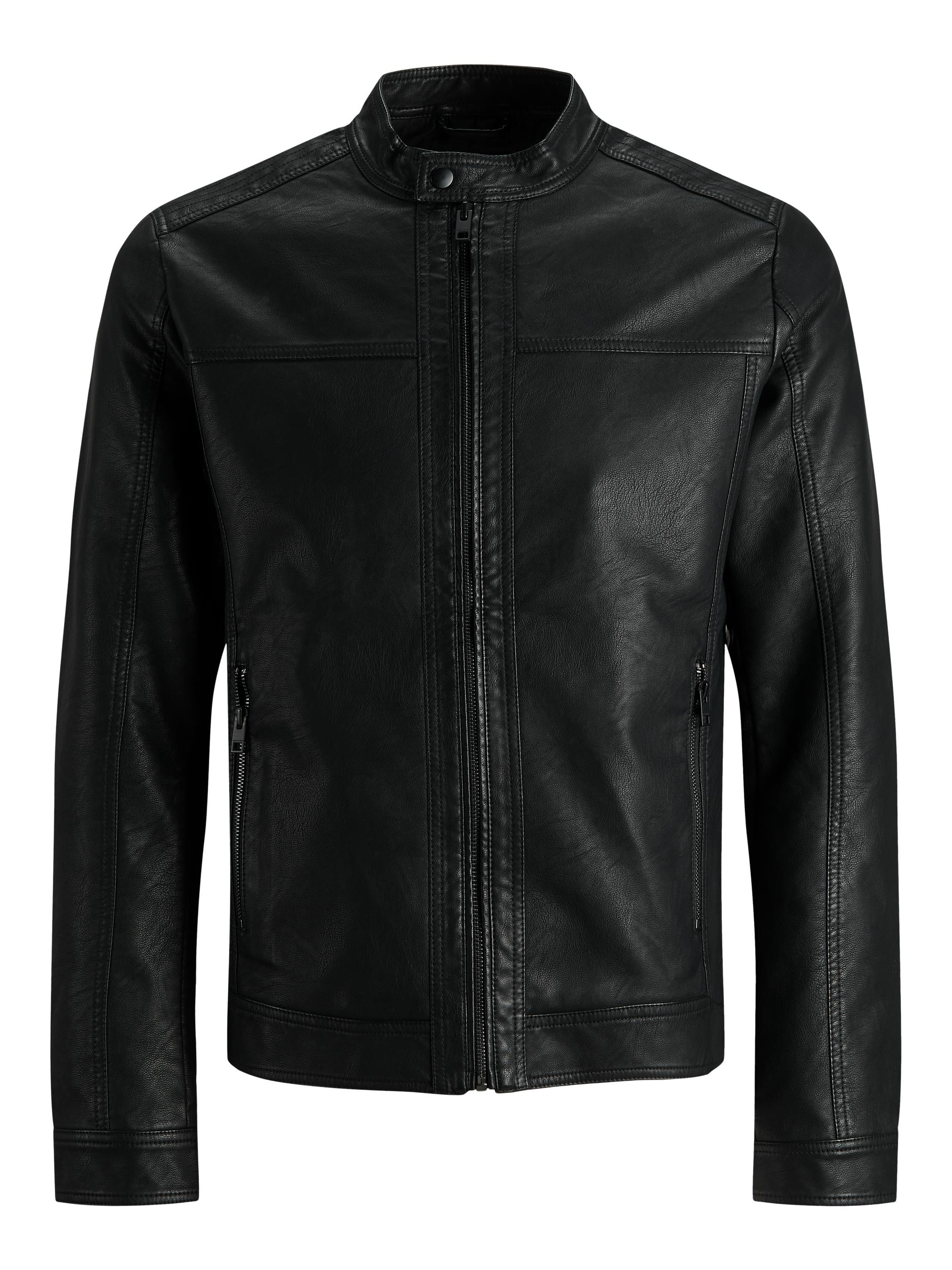 Jack & Jones Lederimitatjacke »JJEWARNER JACKET NOOS«