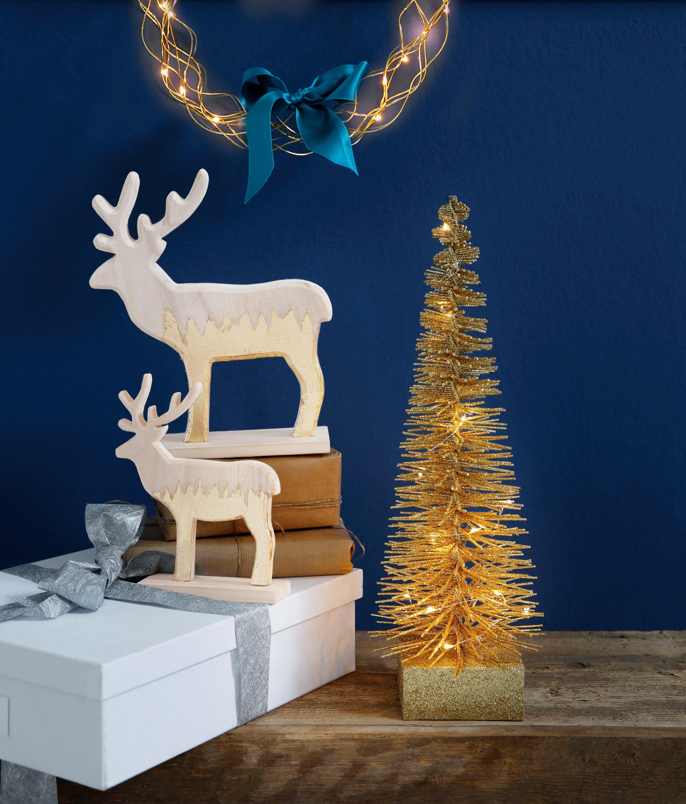 Creativ light Dekobaum »Weihnachtsdeko«, mit Timer und Fernbedienung