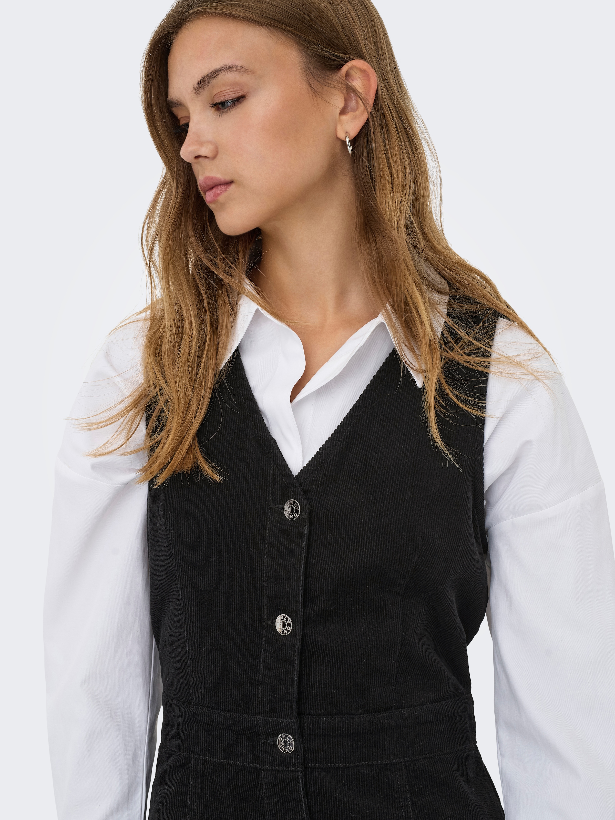 ONLY Cordkleid »ONLMOXIE S/L BUT CORD DRESS CC PNT«