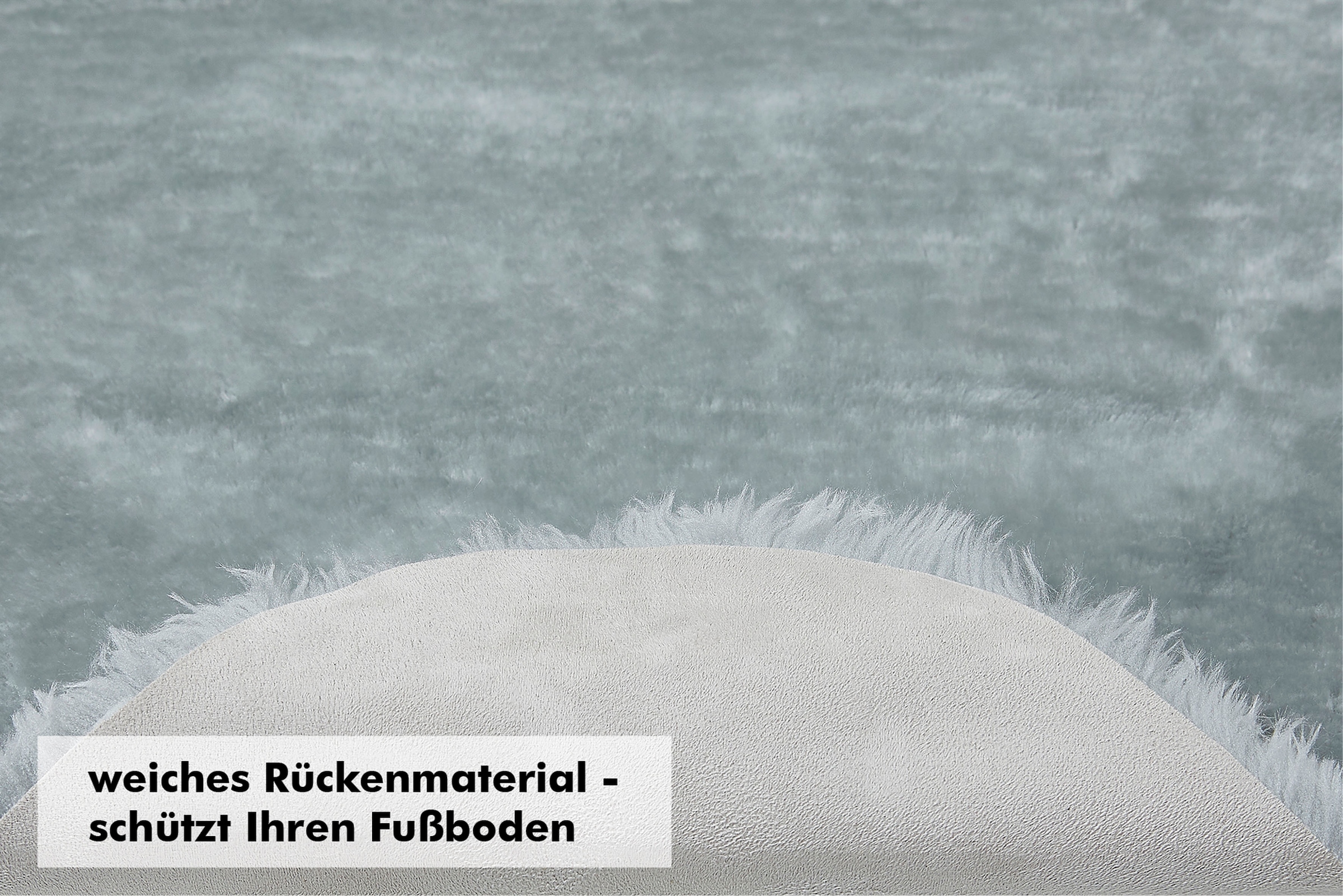 Andiamo Sitzkissen »Sitzauflage Lamm-Fellimitat«, Kunstfell, Set Ø 4er 40 cm, online kaufen auch als rund