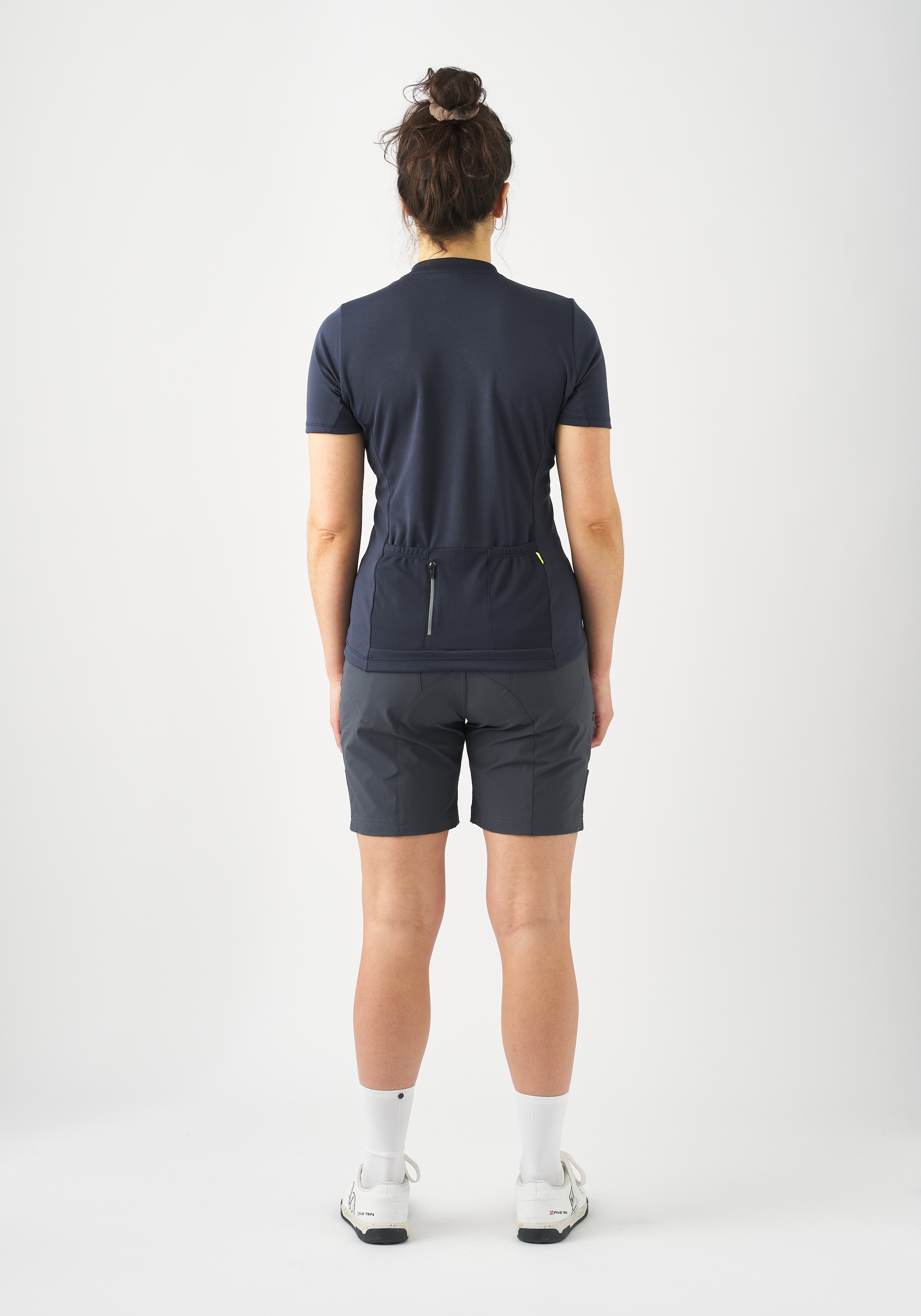 Gonso Radtrikot »SITIVO Jersey Green W« Damen Fahrradtrikot kurzarm, Half-Zip Trikot mit Rückentasche