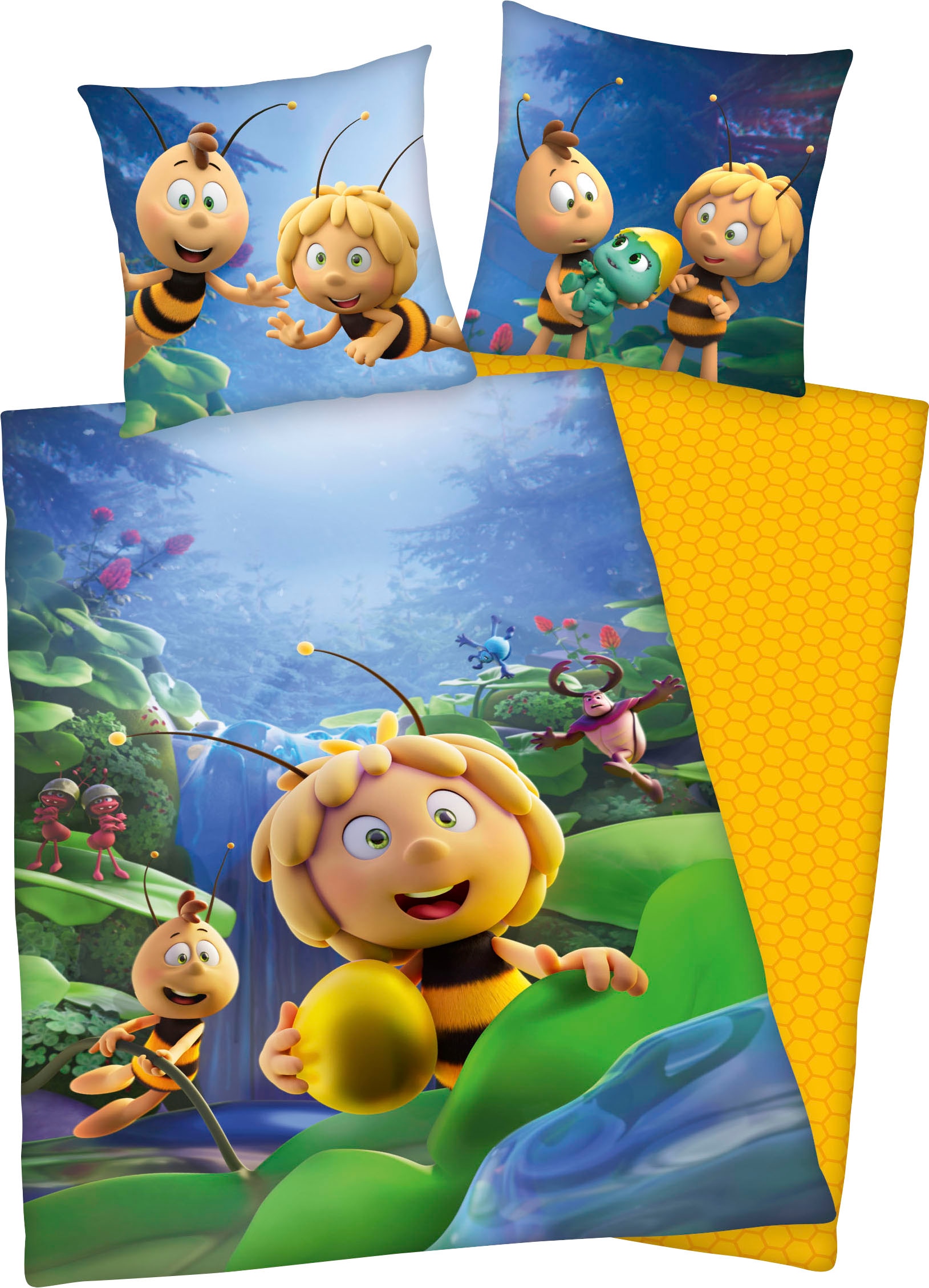 Die Biene Maja Kinderbettwäsche »Biene Maja«, mit tollem Biene Maja und Willi Motiv
