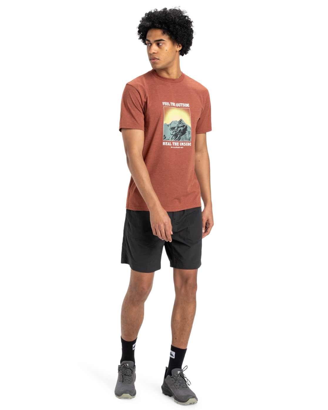 Quiksilver T-Shirt »Feel The Outside«