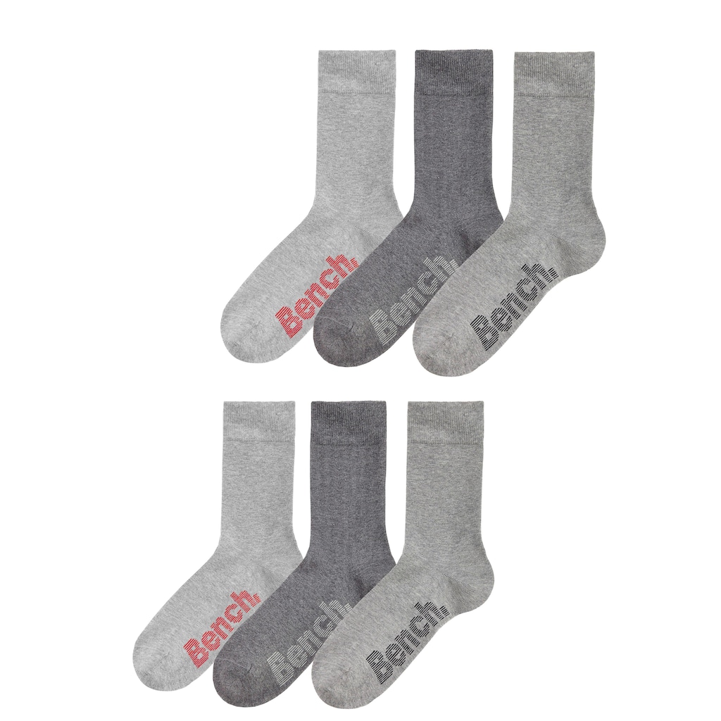 Bench. Socken, (Box, 6 Paar)