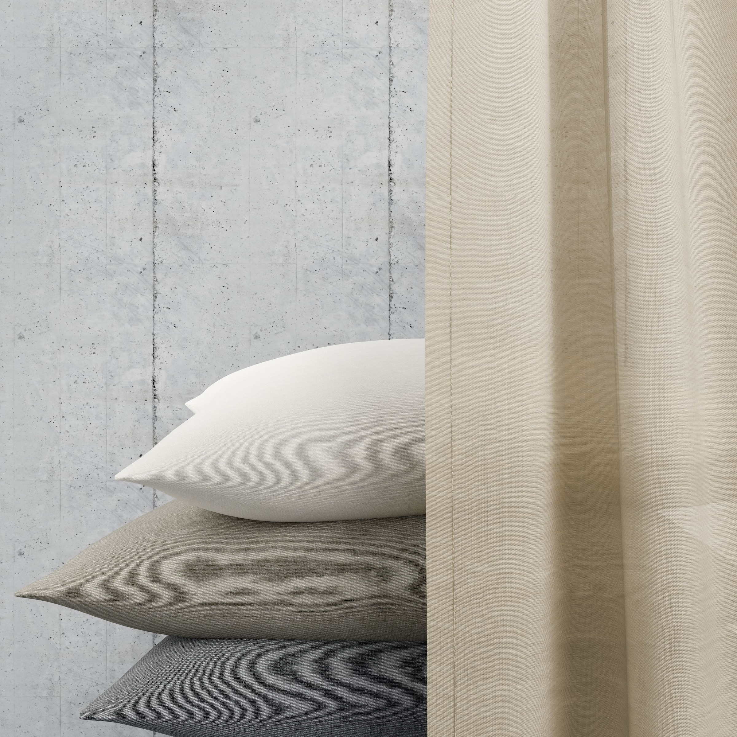Neutex for you! Vorhang »Allure«, (1 St.), Schal mit Multifunktionsband, Breite 140 cm, nach Maß