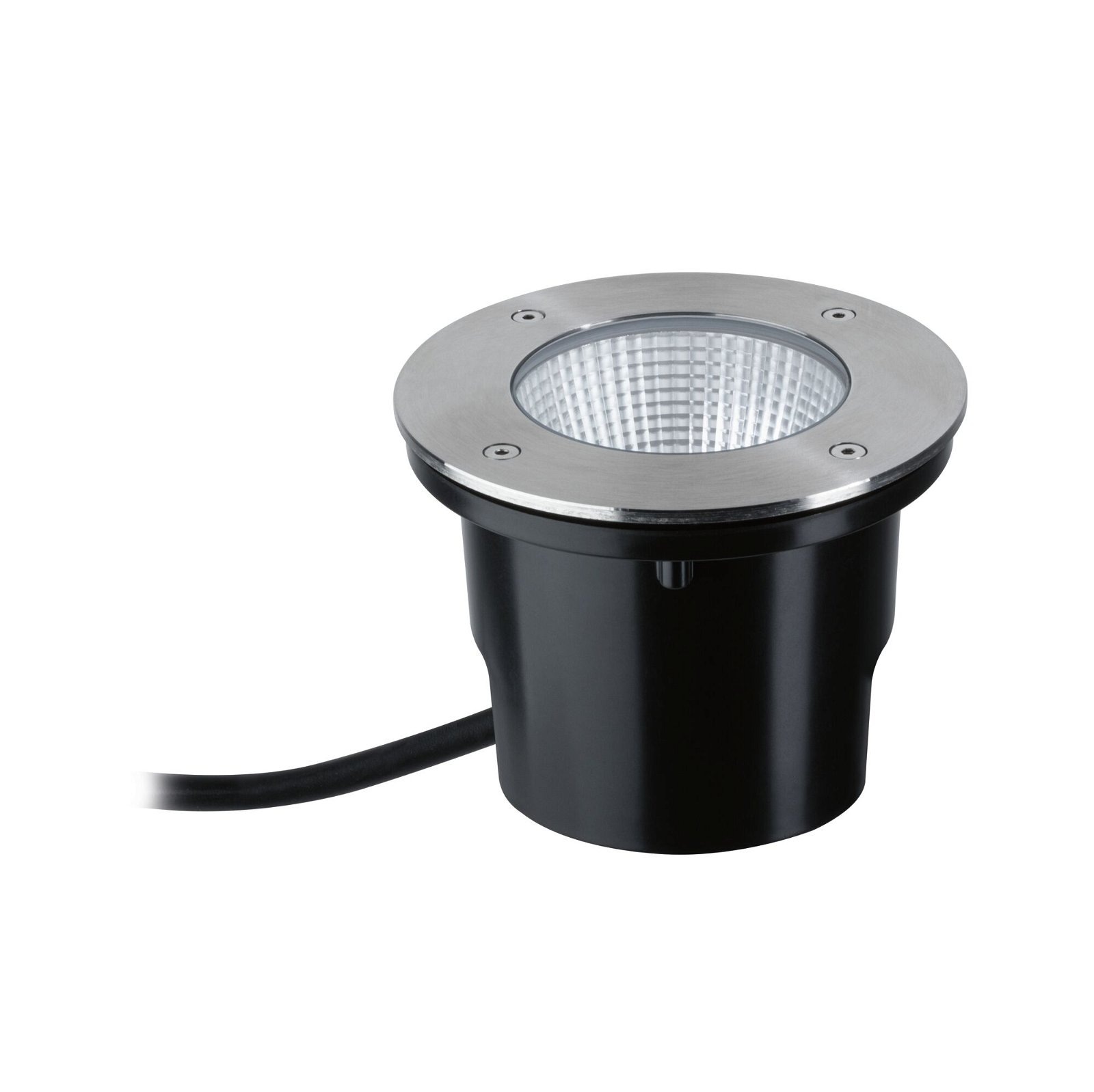 Paulmann LED Einbauleuchte »DureaIP67 rund 153mm 3000K 8W 530lm 230V Edelstahl Metall« 1 Stk. Warmweiß Bodeneinbauleuchte